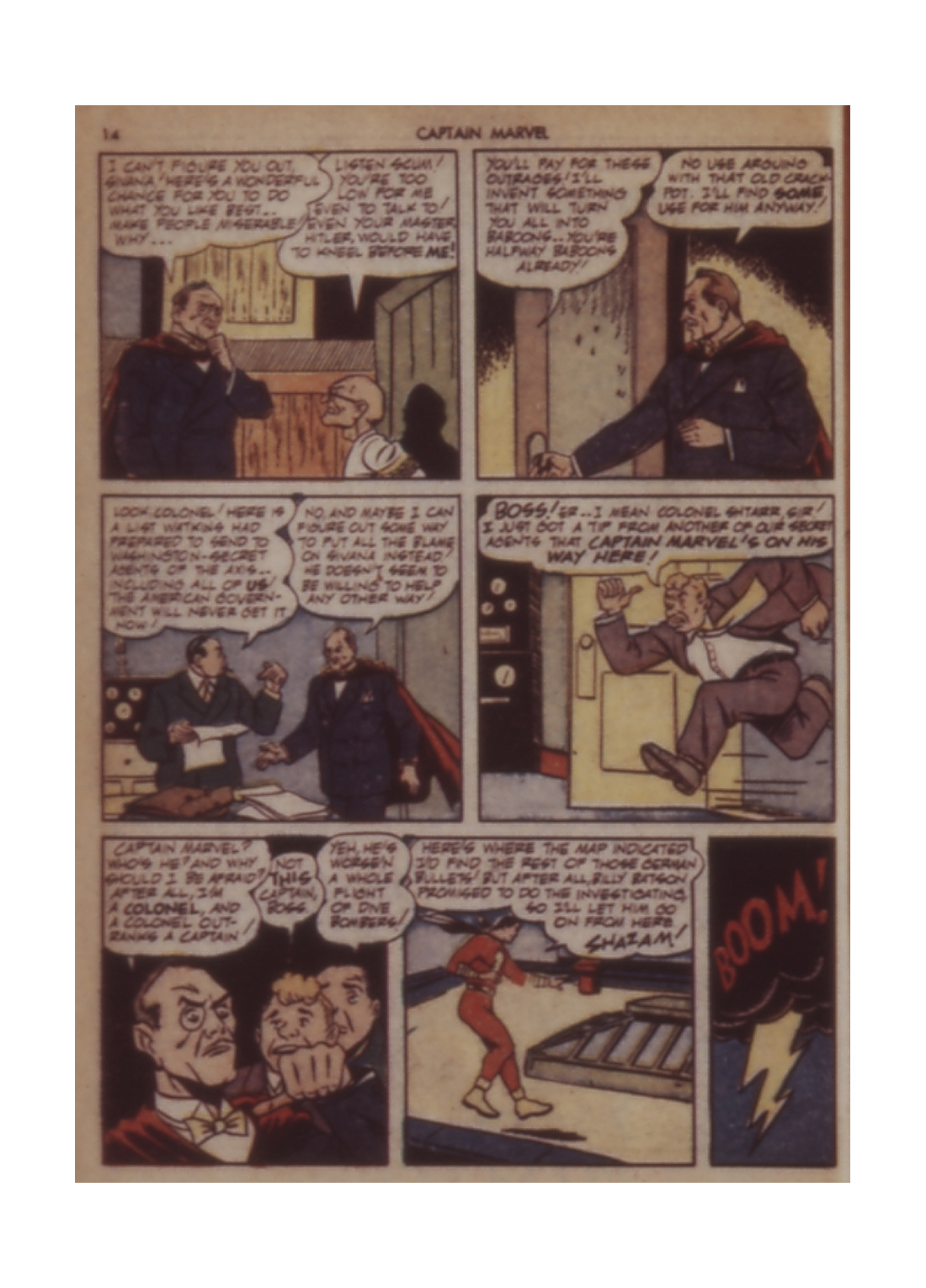 Read online Captain Marvel Adventures comic -  Issue #11 - 14