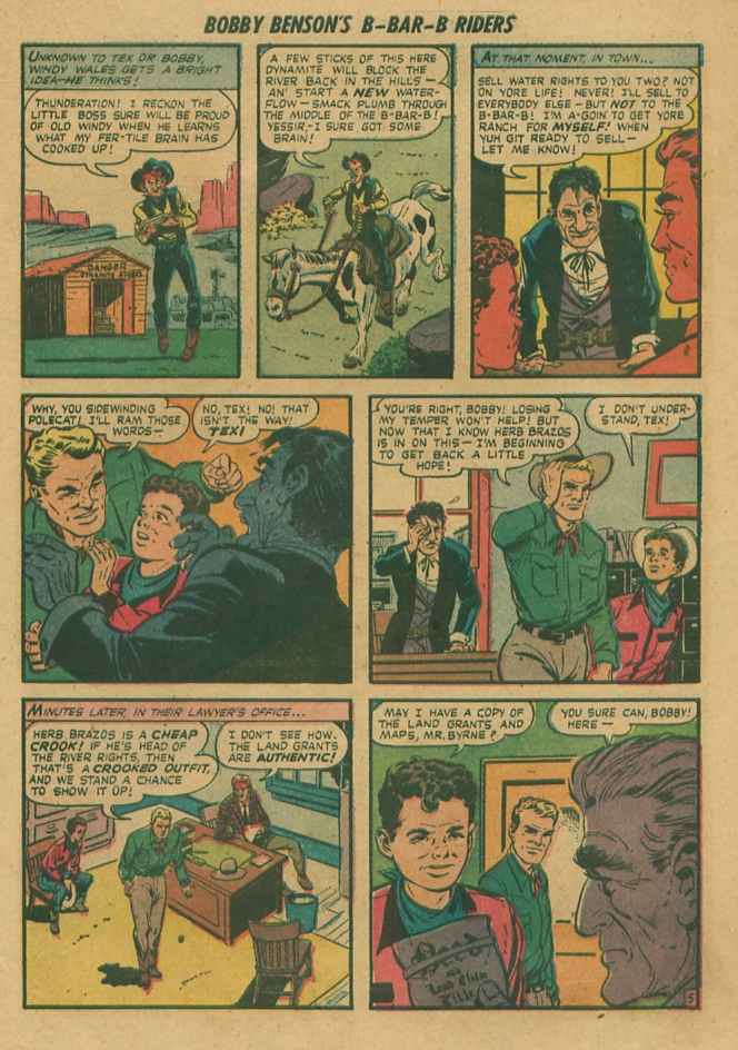 Read online Bobby Benson's B-Bar-B Riders comic -  Issue #1 - 15