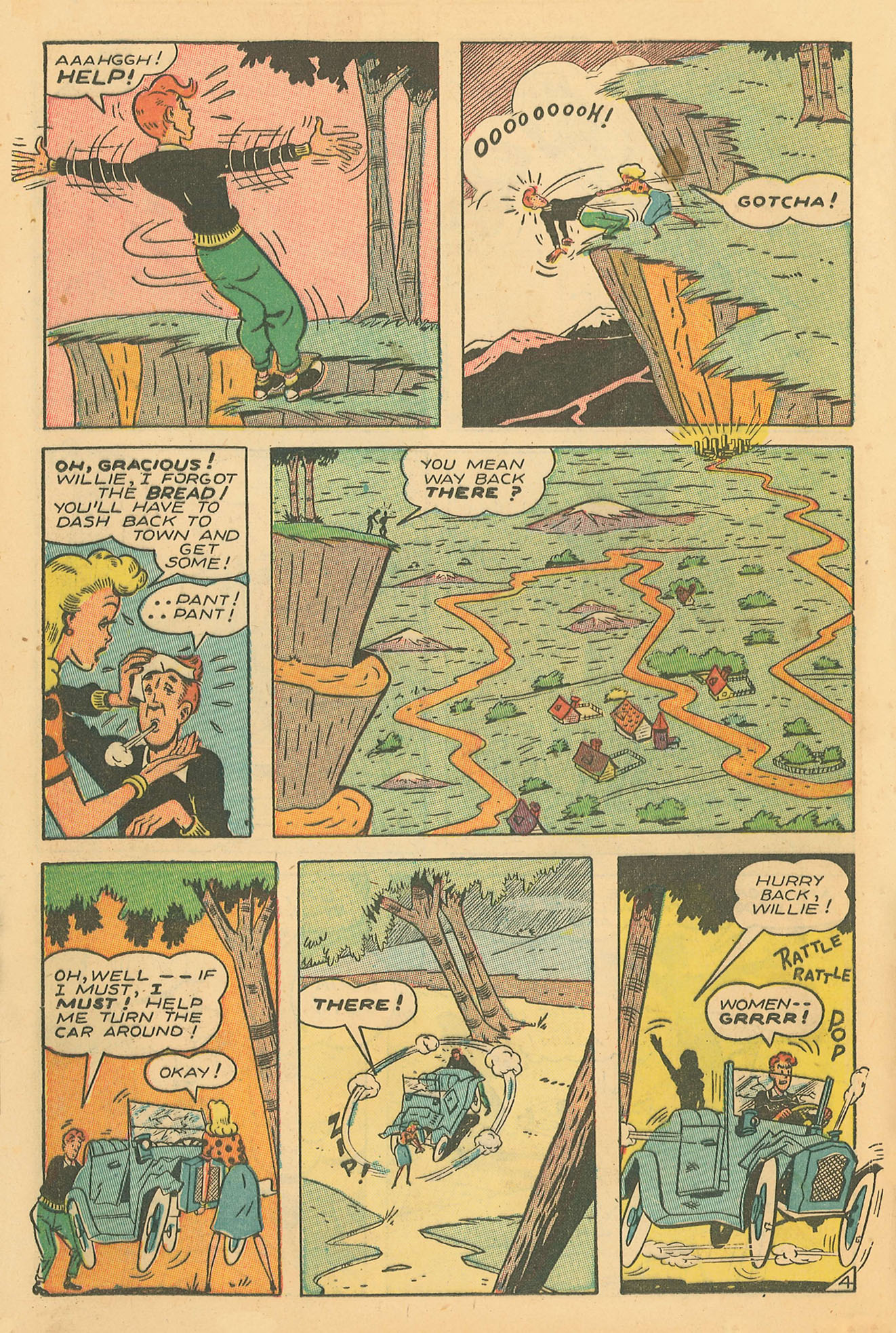 Read online Willie Comics (1946) comic -  Issue #6 - 16