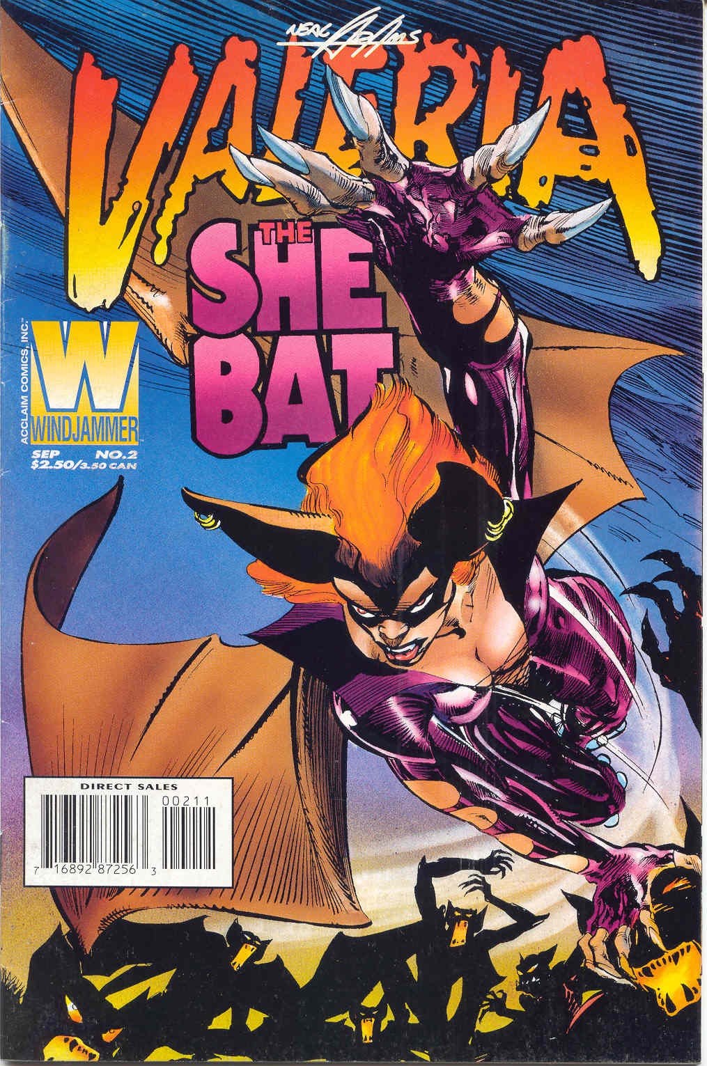 Read online Valeria, The She-Bat (1995) comic -  Issue #2 - 1