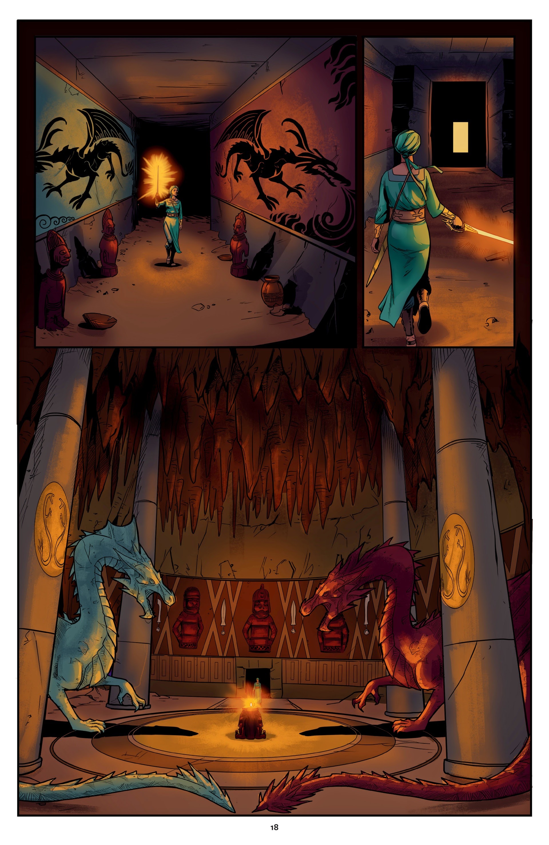 Read online Malika: Warrior Queen comic -  Issue # TPB 2 (Part 1) - 20