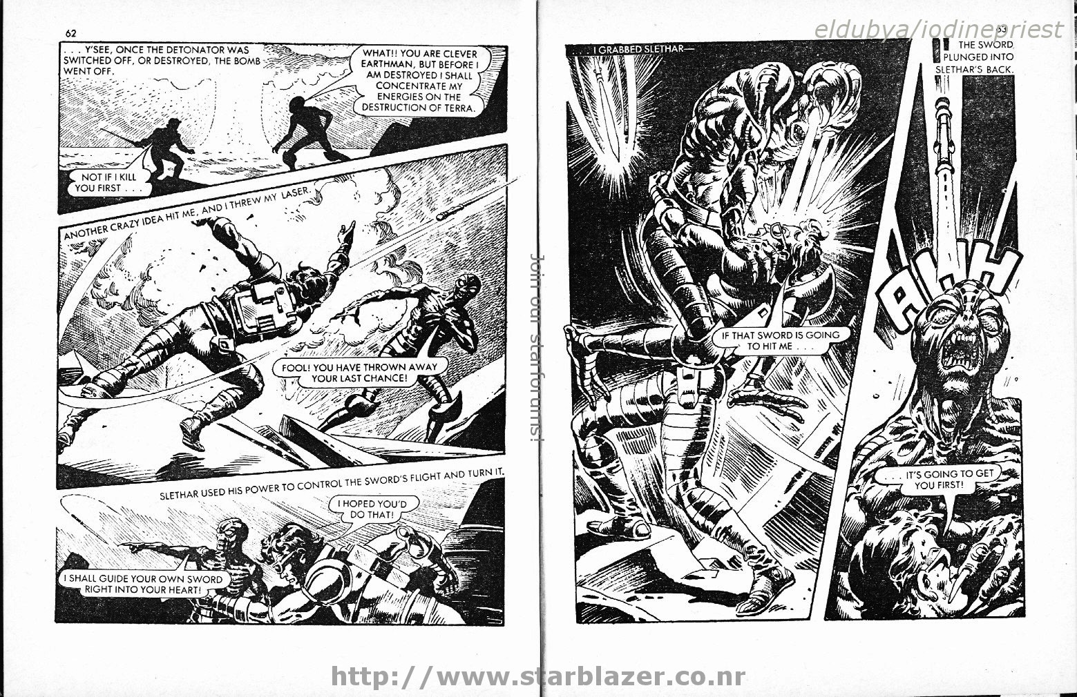 Read online Starblazer comic -  Issue #167 - 33