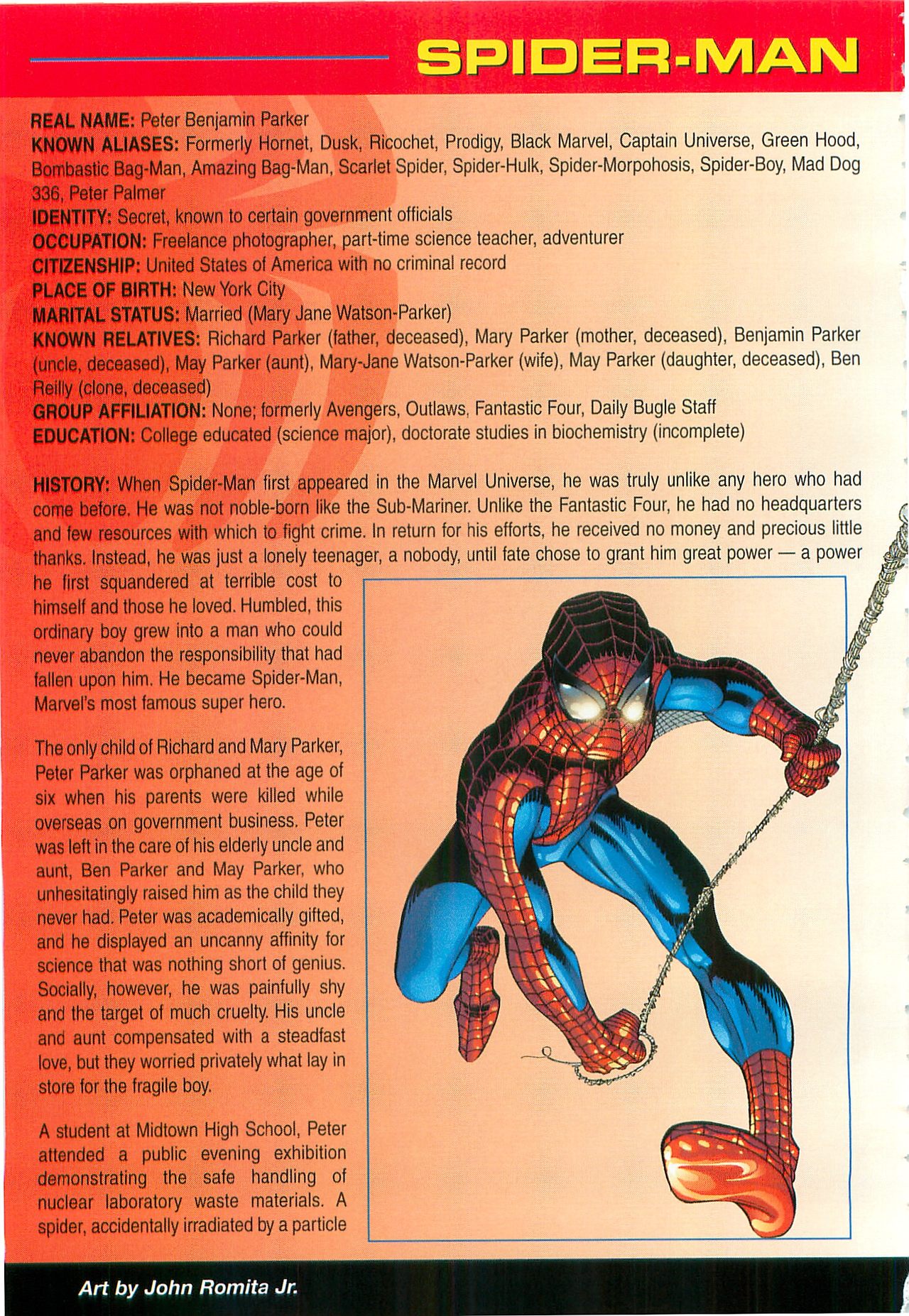 Read online Spider-Man 3: The Black comic -  Issue # Full - 36