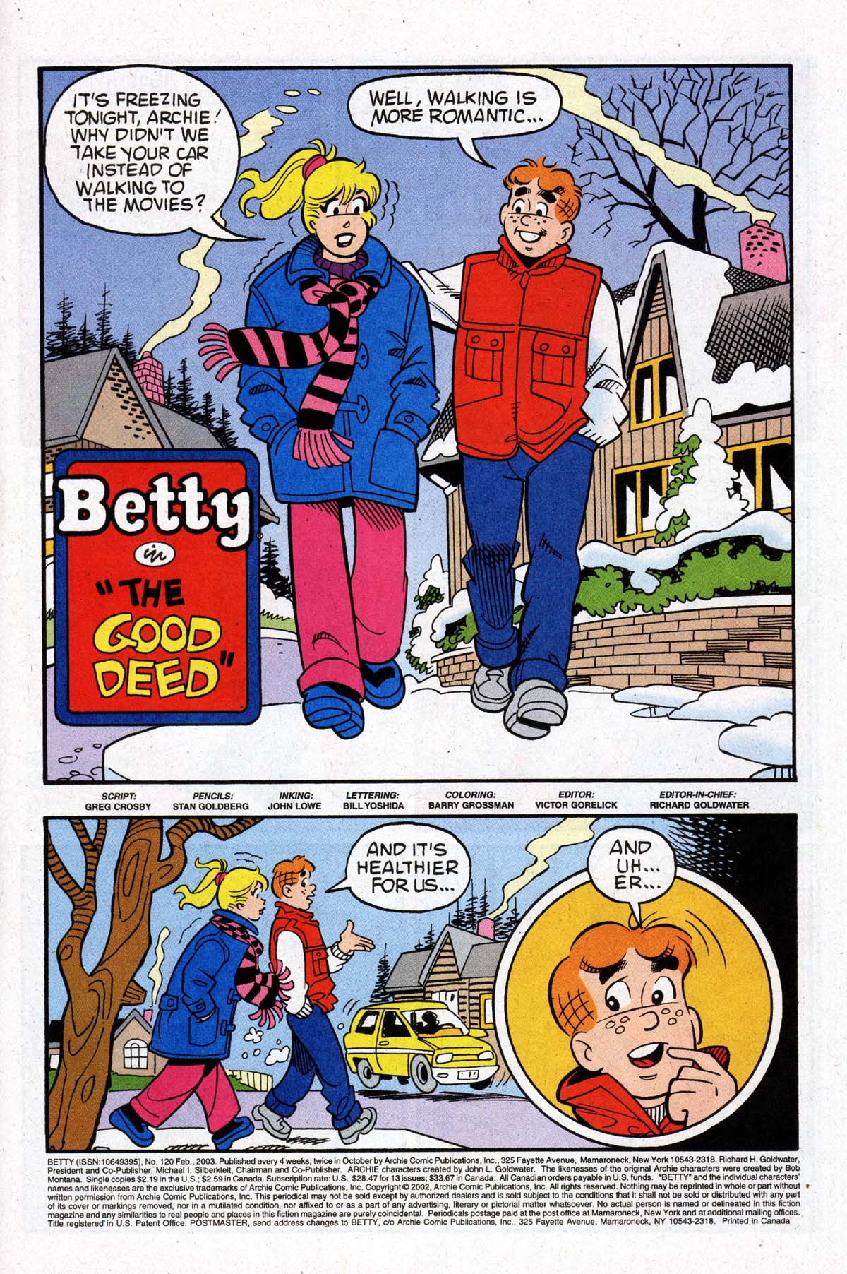 Read online Betty comic -  Issue #120 - 2