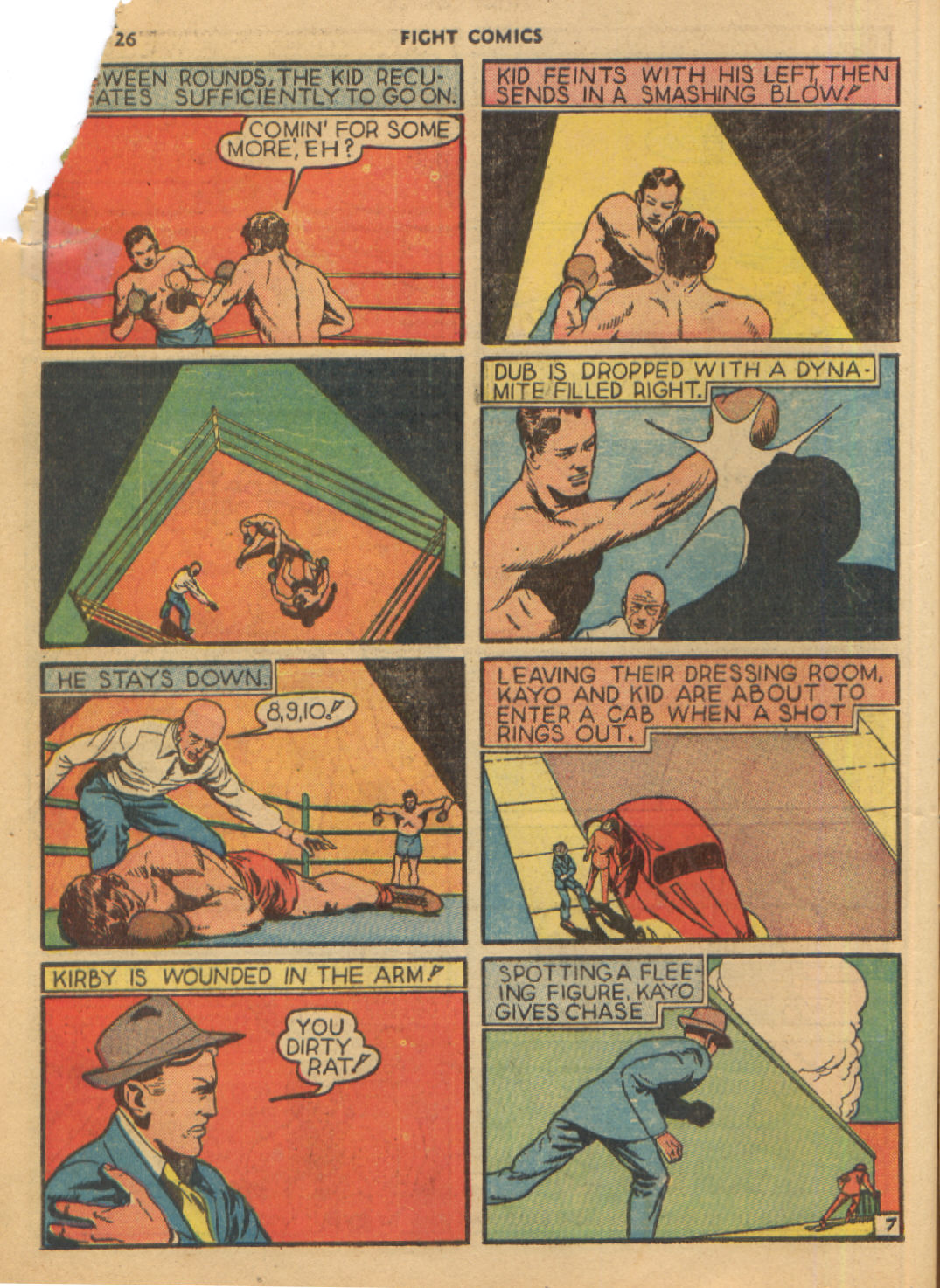 Read online Fight Comics comic -  Issue #3 - 28