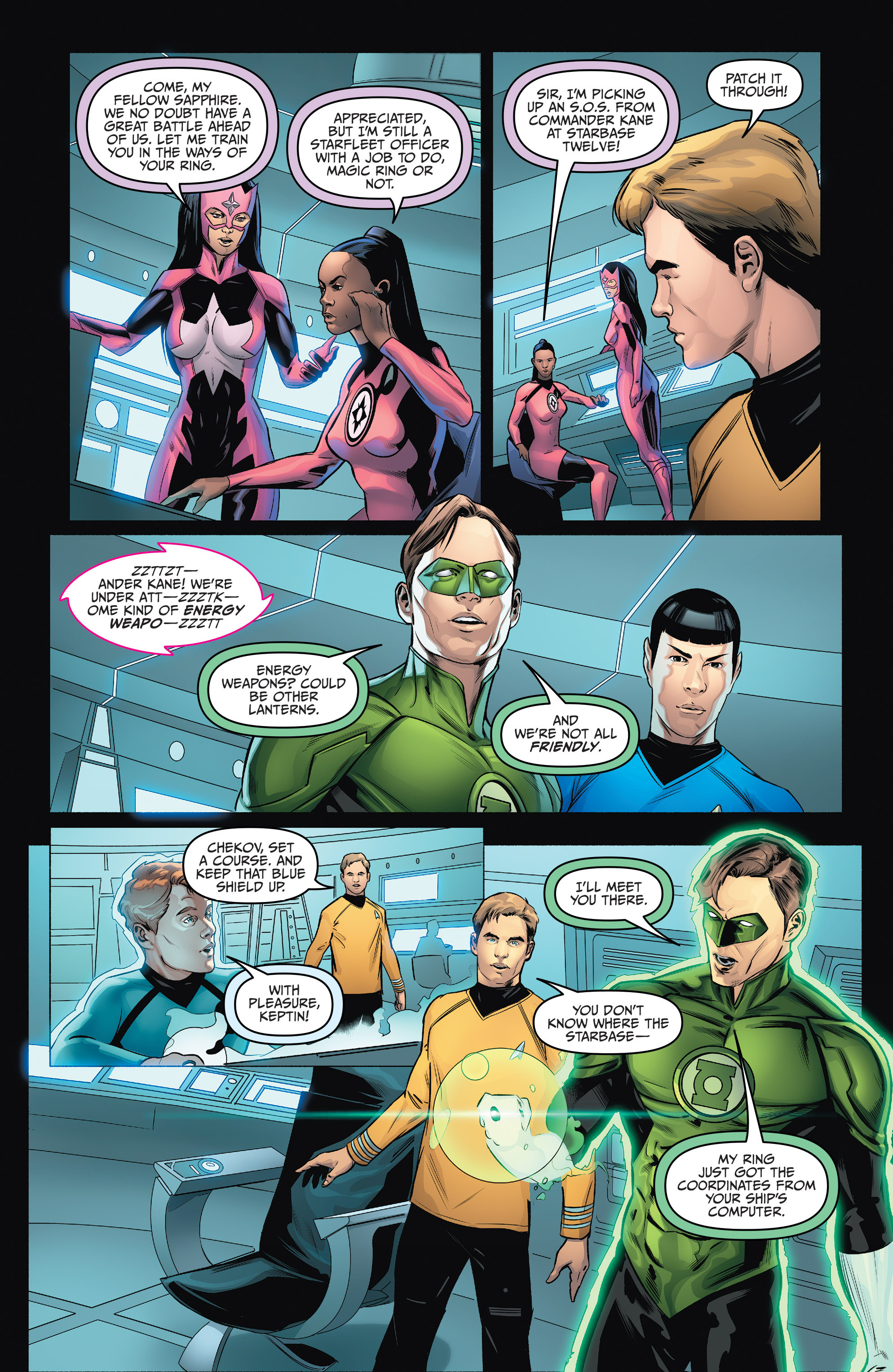 Read online Star Trek/Green Lantern (2015) comic -  Issue #4 - 10