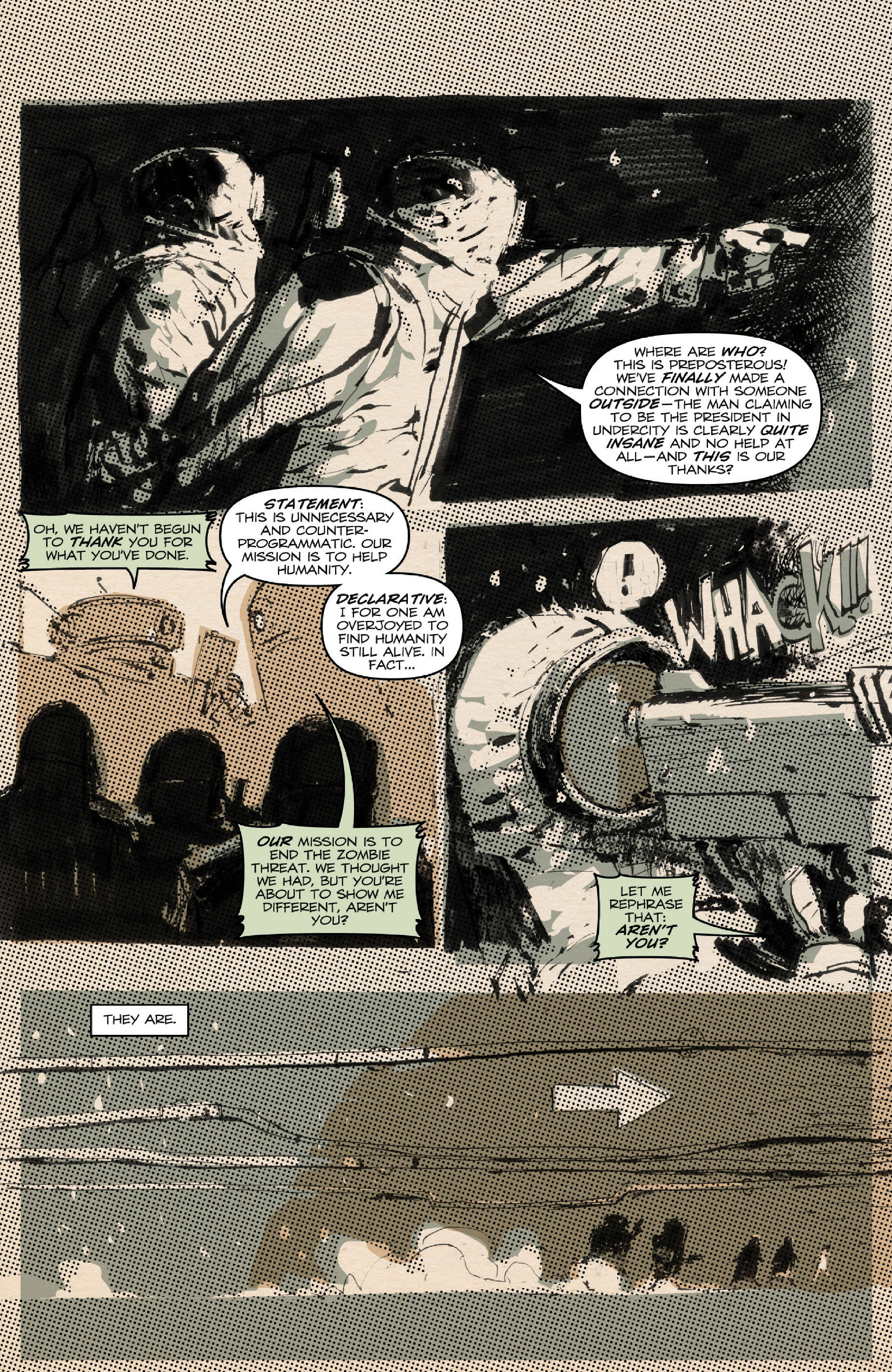 Read online ZVRC: Zombies Vs. Robots Classic comic -  Issue #4 - 9