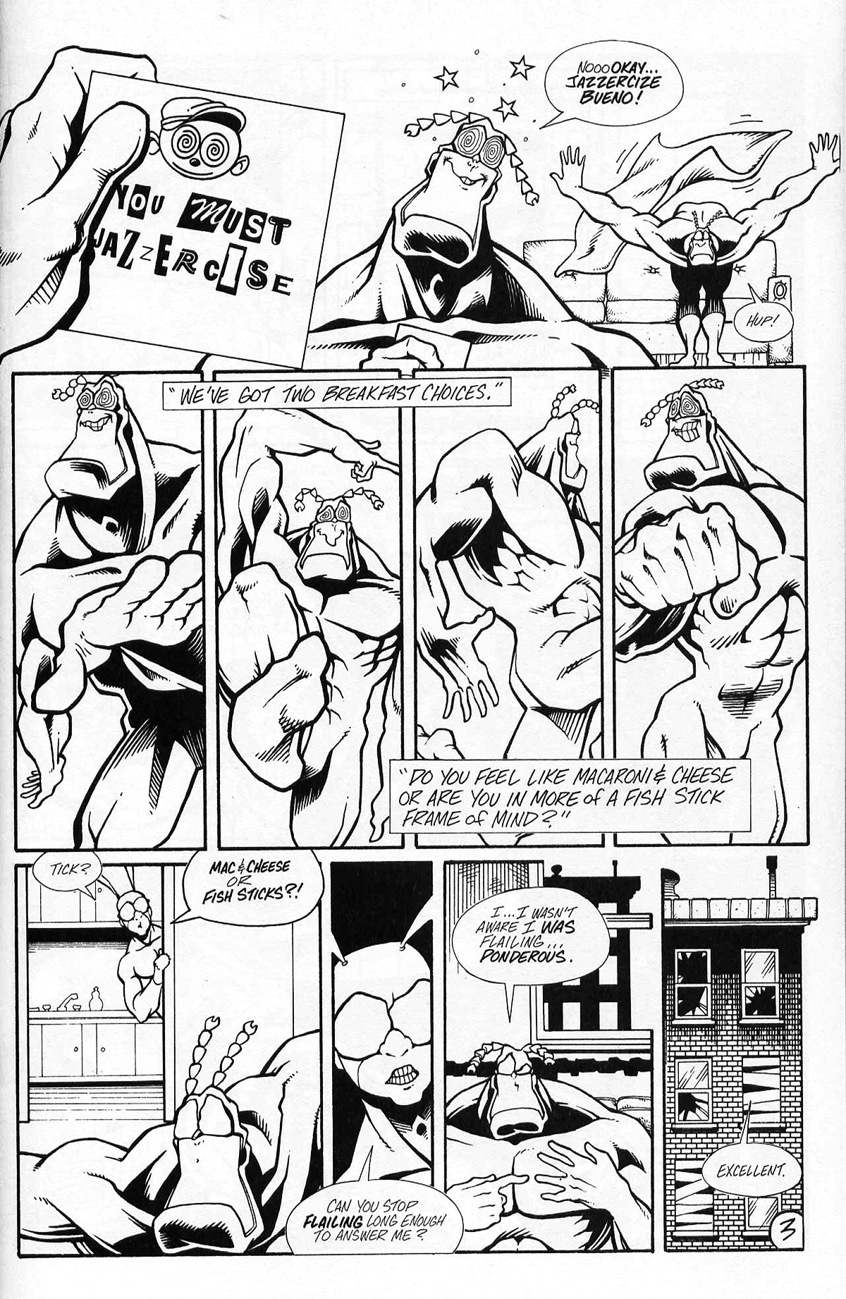 Read online The Tick: The Luny Bin Trilogy comic -  Issue #1 - 4