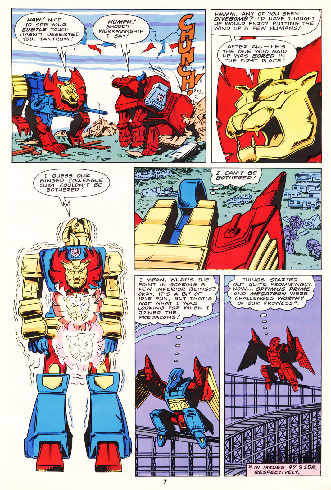 Read online The Transformers (UK) comic -  Issue #135 - 7