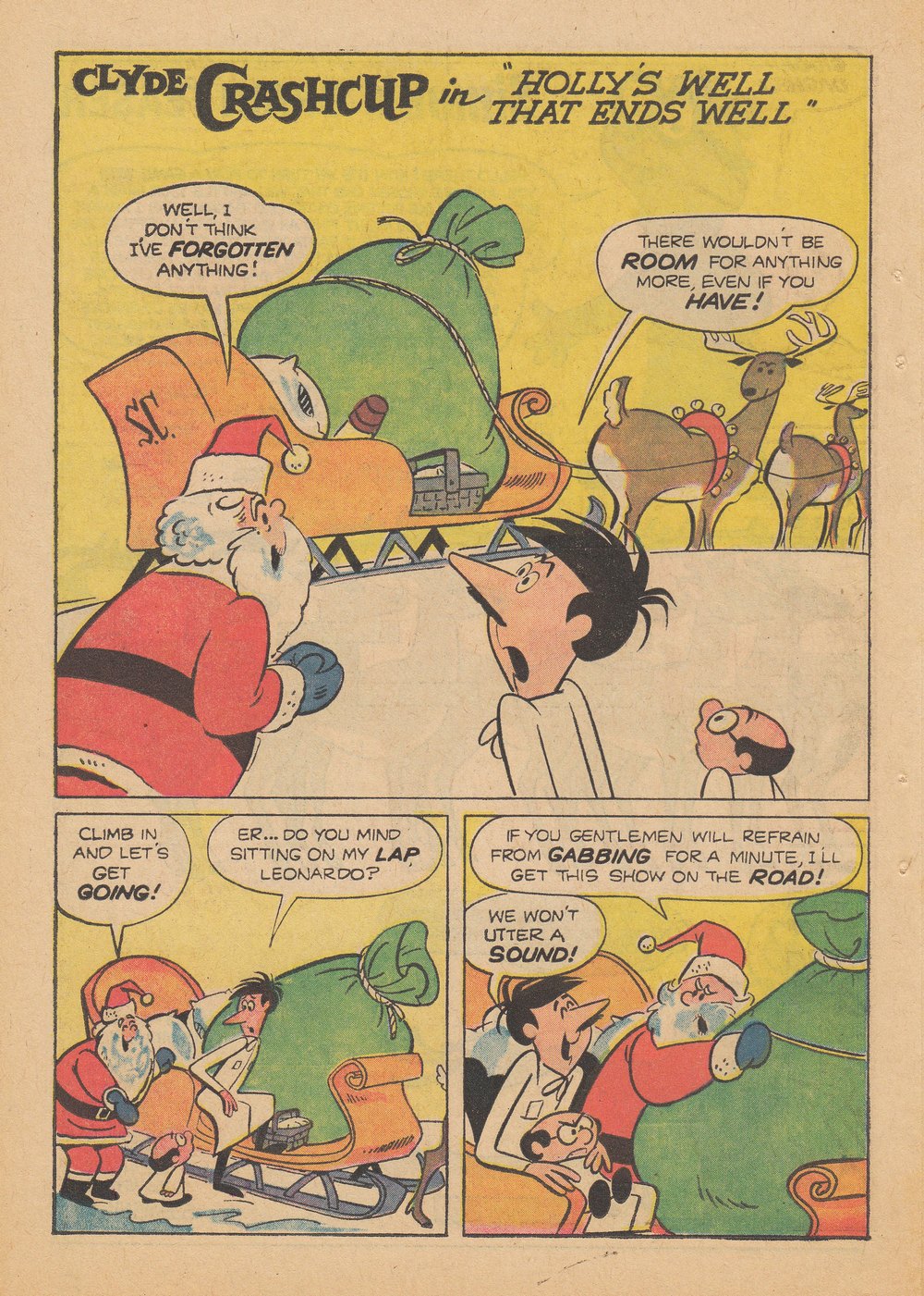Read online Alvin and His Pals in Merry Christmas with Clyde Crashcup and Leonardo comic -  Issue # Full - 64