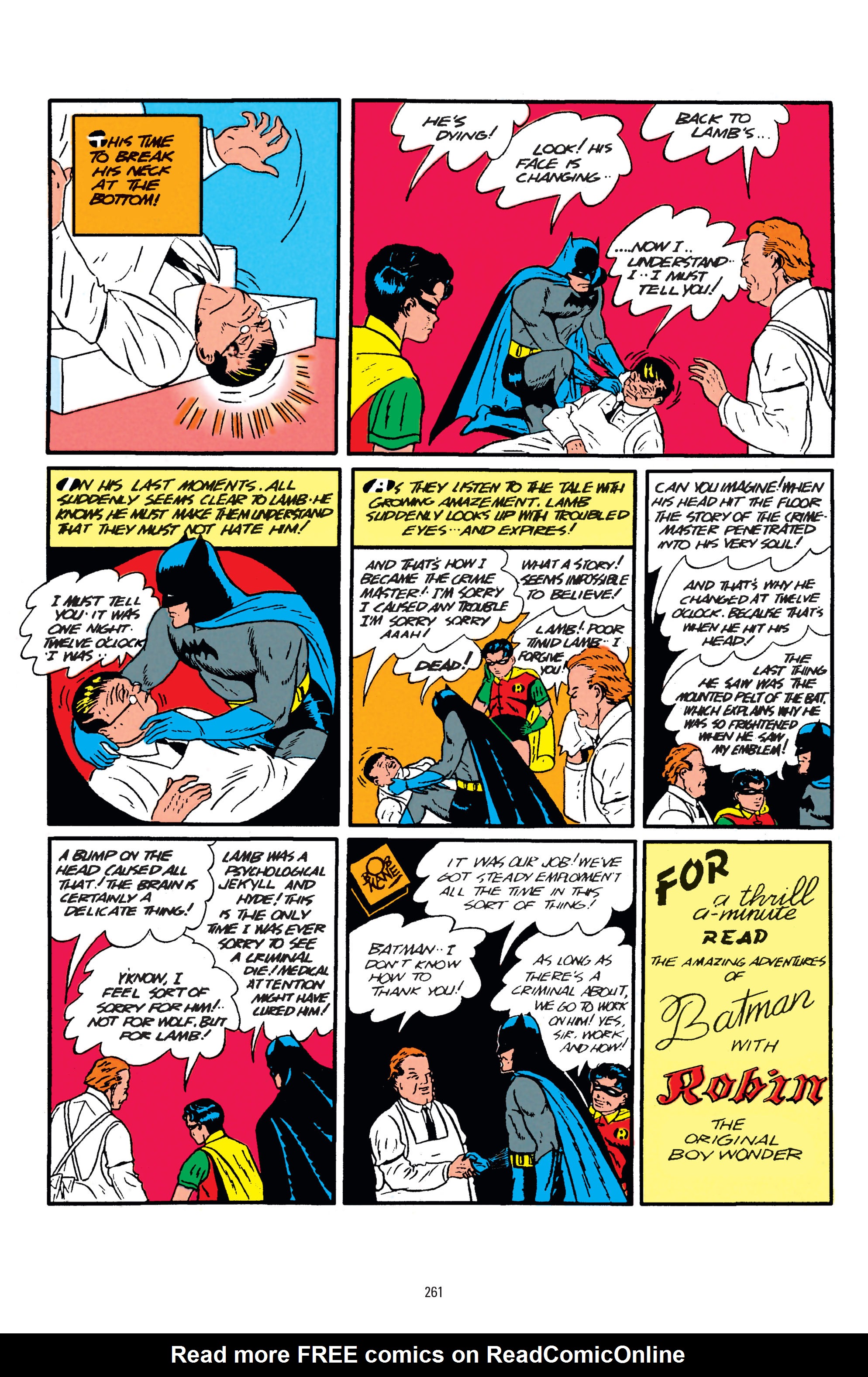 Read online Batman: The Golden Age Omnibus comic -  Issue # TPB 1 - 261