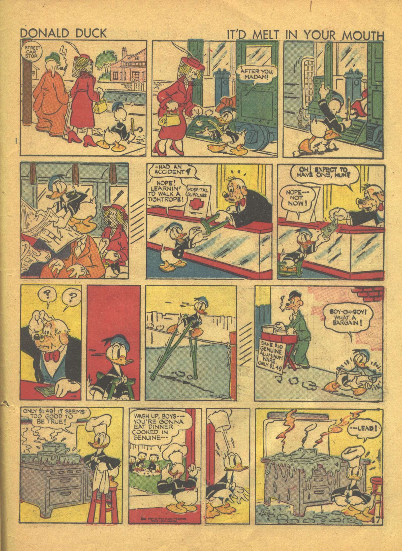 Read online Walt Disney's Comics and Stories comic -  Issue #17 - 49