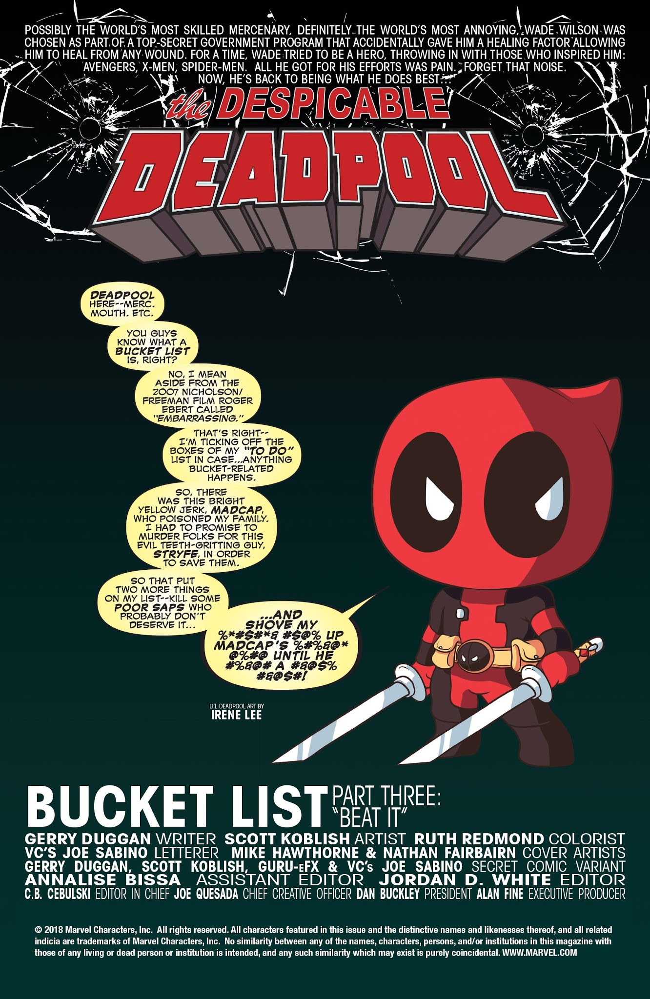 Read online Despicable Deadpool comic -  Issue #294 - 2