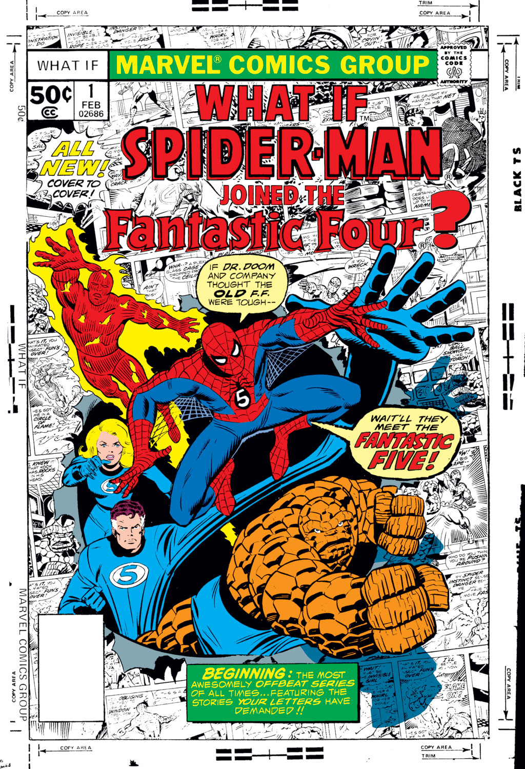 <{ $series->title }} issue 1 - Spider-Man joined the Fantastic Four - Page 1
