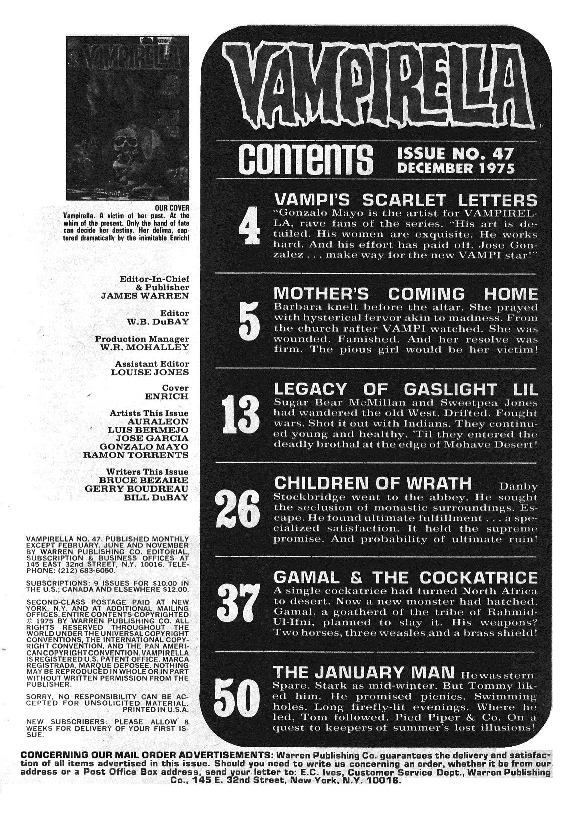 Read online Vampirella (1969) comic -  Issue #47 - 3