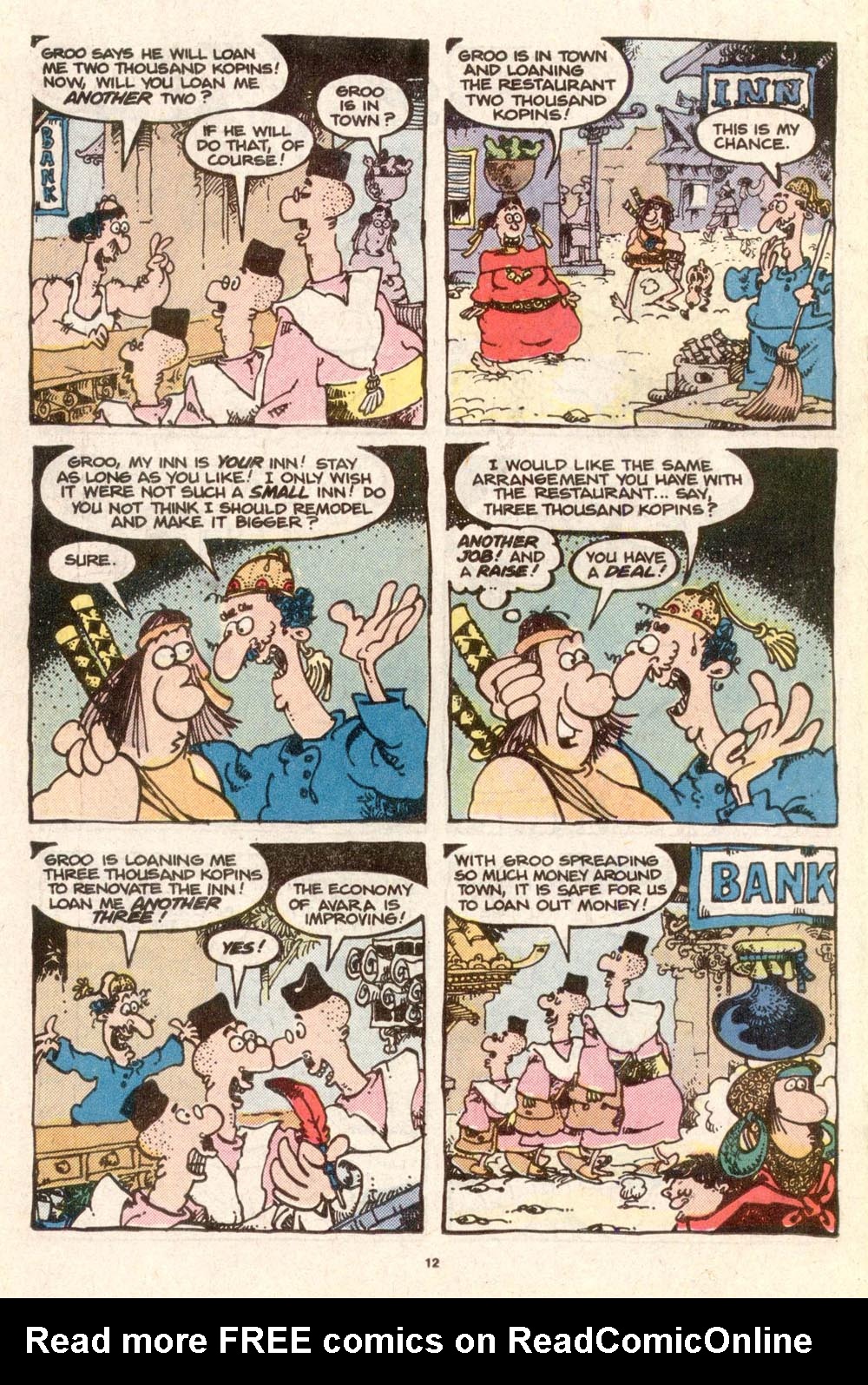 Read online Sergio Aragonés Groo the Wanderer comic -  Issue #32 - 12