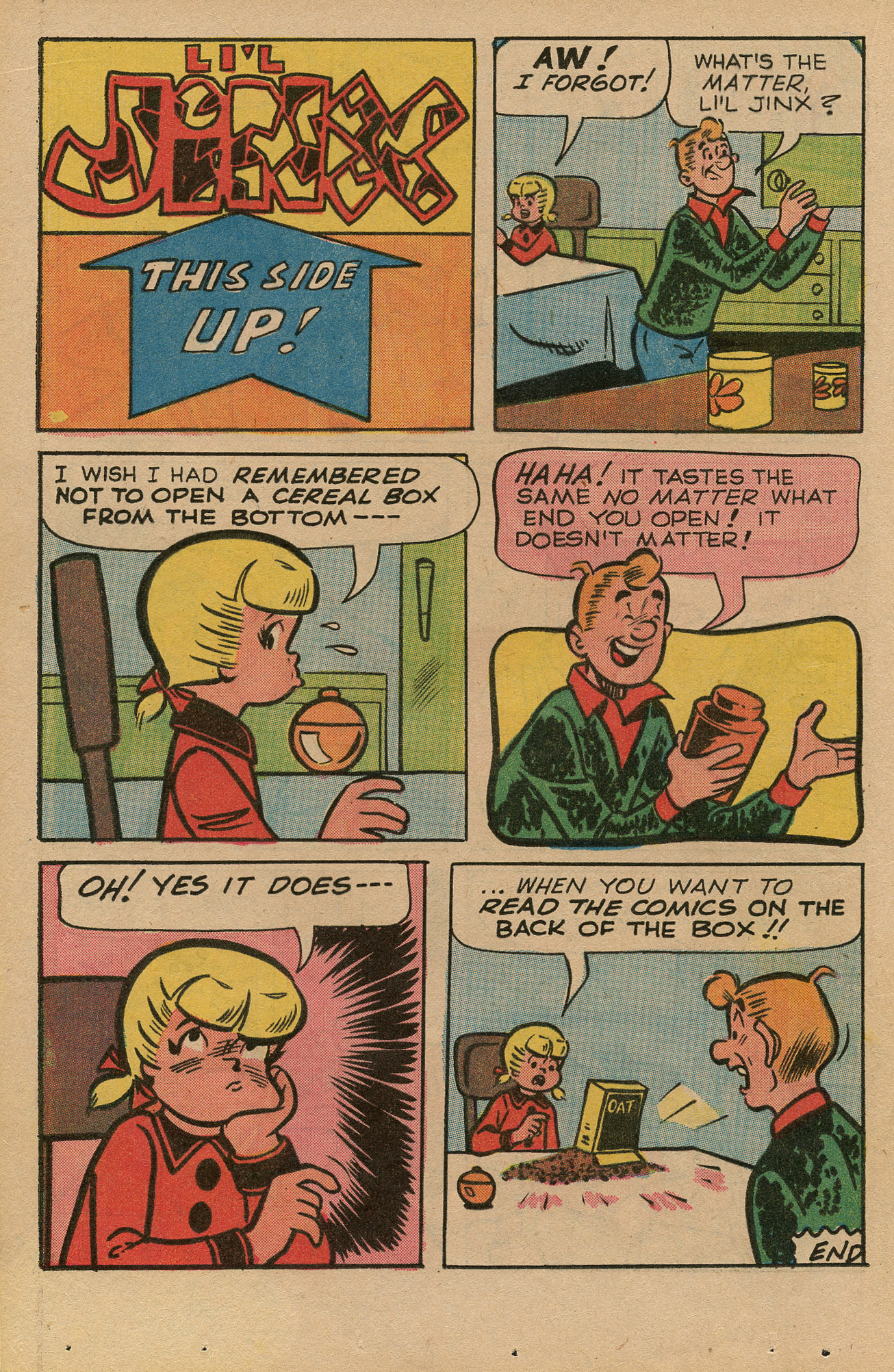 Read online Archie's TV Laugh-Out comic -  Issue #12 - 36