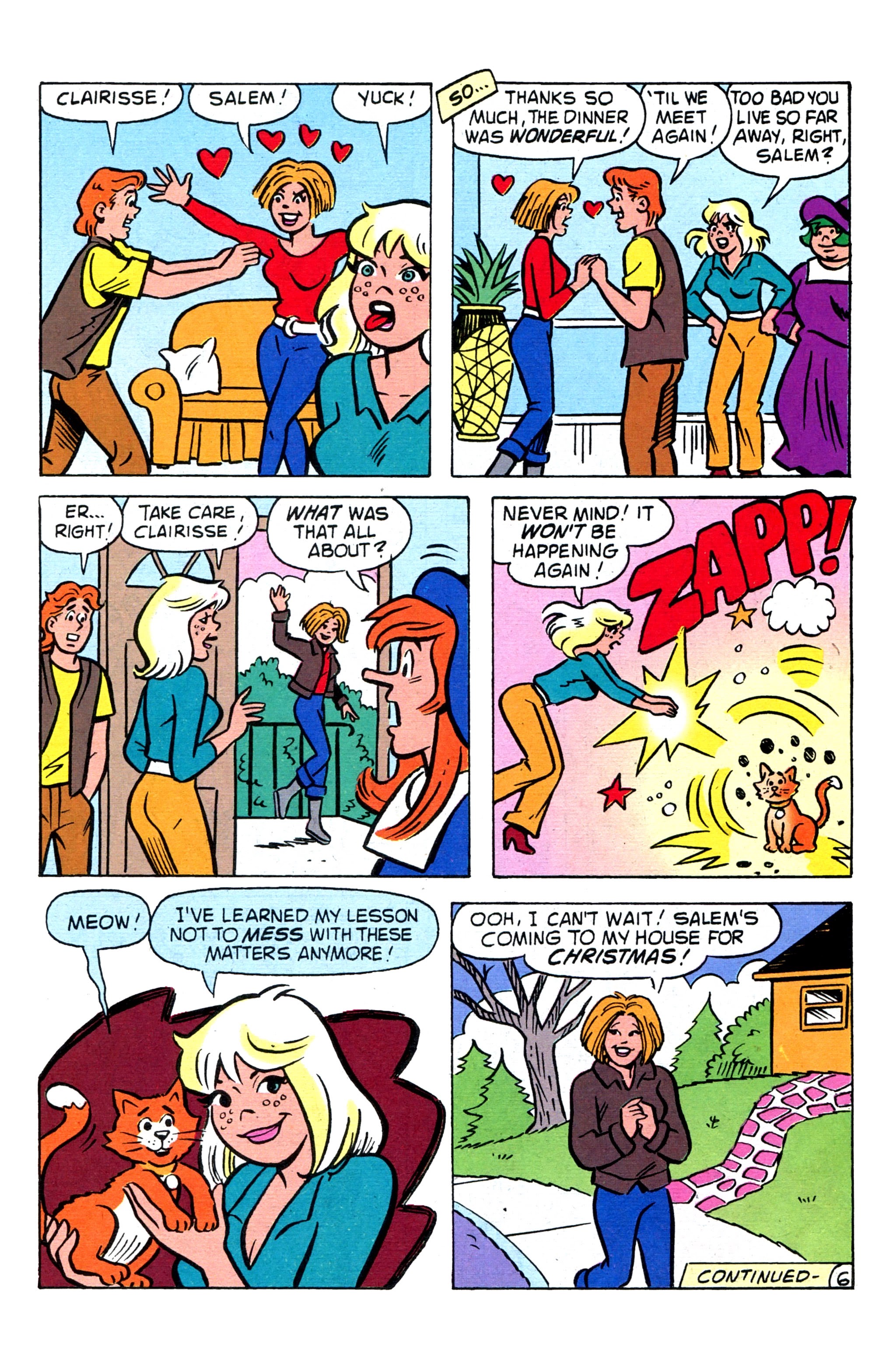 Read online Sabrina's Holiday Spectacular comic -  Issue #3 - 8