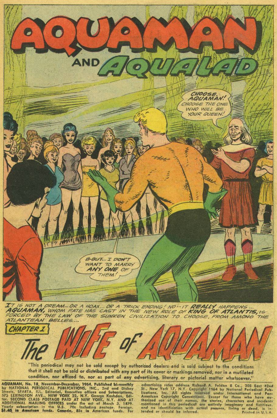 Read online Aquaman (1962) comic -  Issue #18 - 3