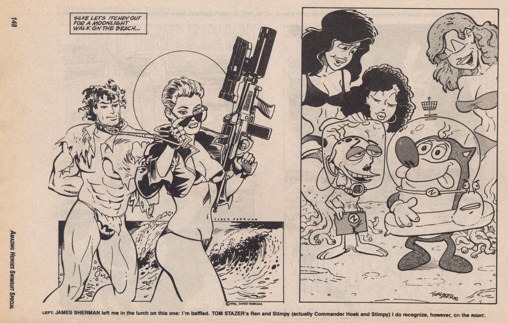 Read online Amazing Heroes Swimsuit Special comic -  Issue # TPB 3 - 147