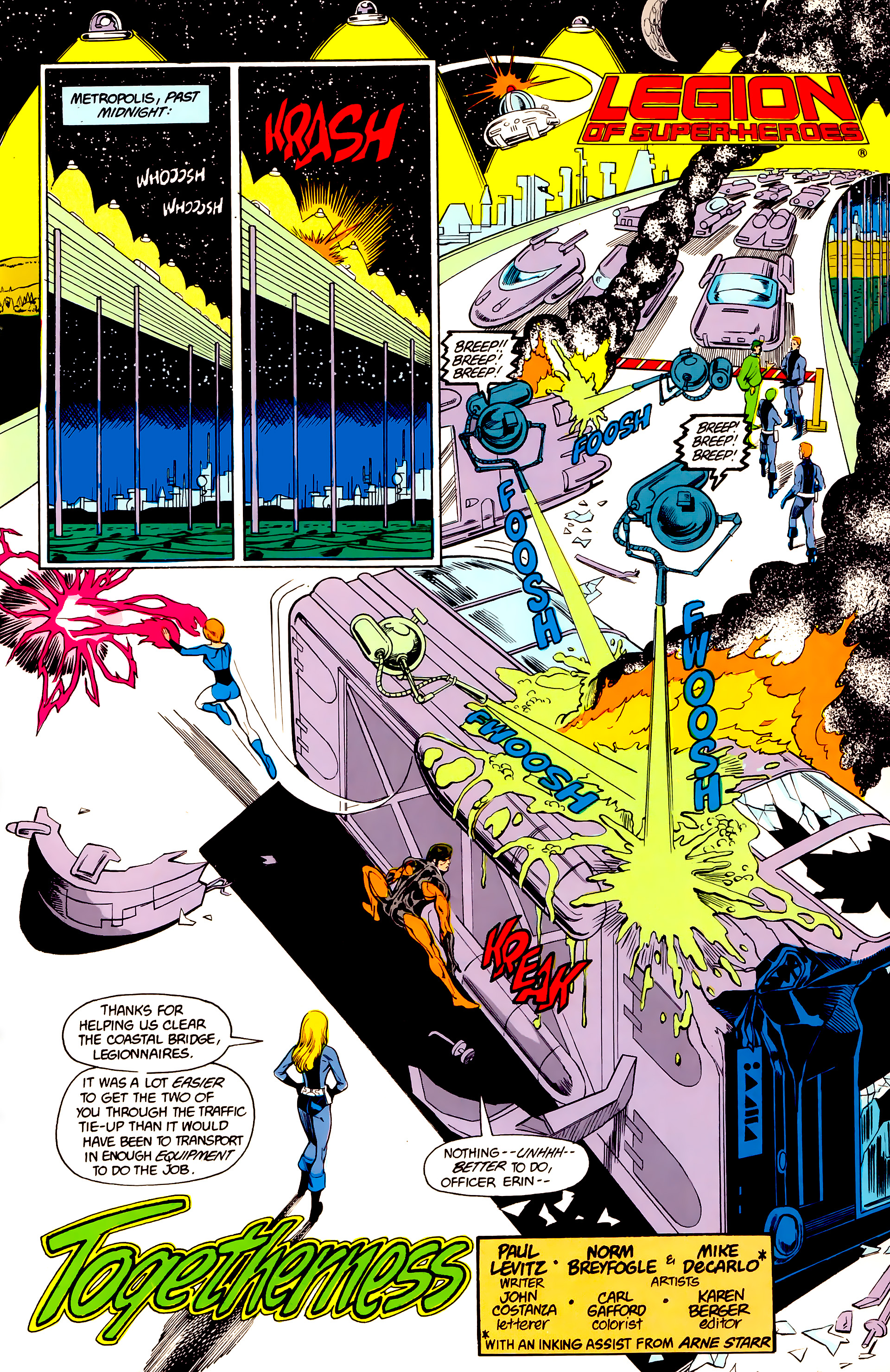 Read online Legion of Super-Heroes (1984) comic -  Issue #24 - 25