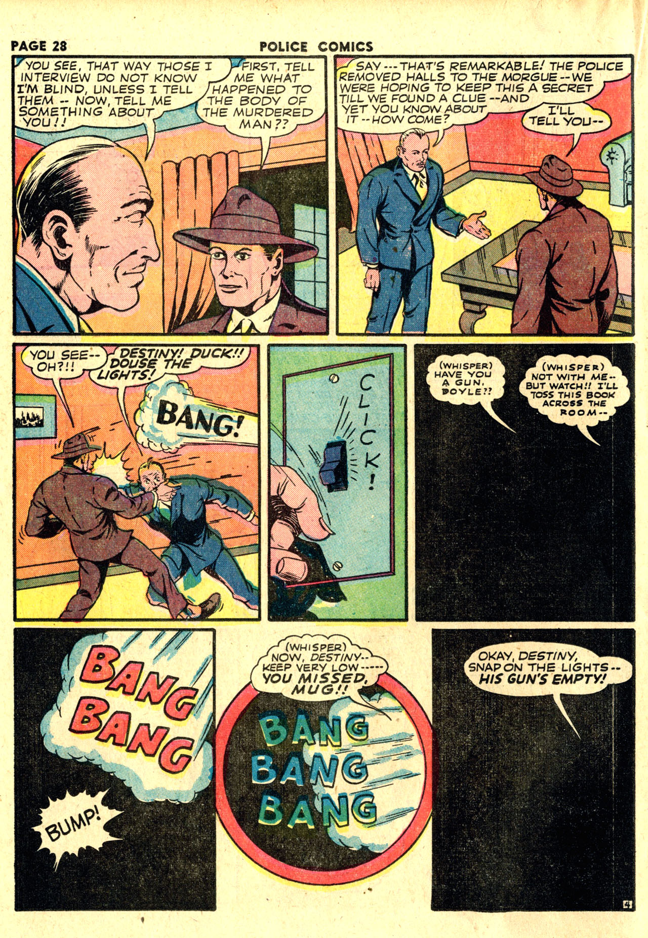 Read online Police Comics comic -  Issue #19 - 30