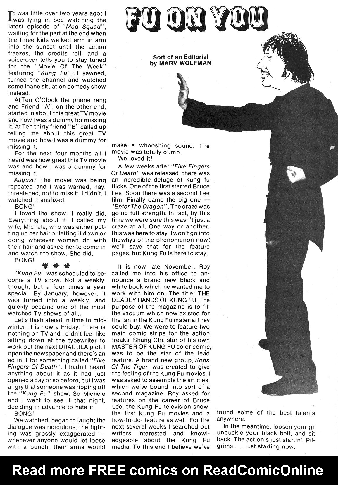 Read online The Deadly Hands of Kung Fu comic -  Issue #1 - 42