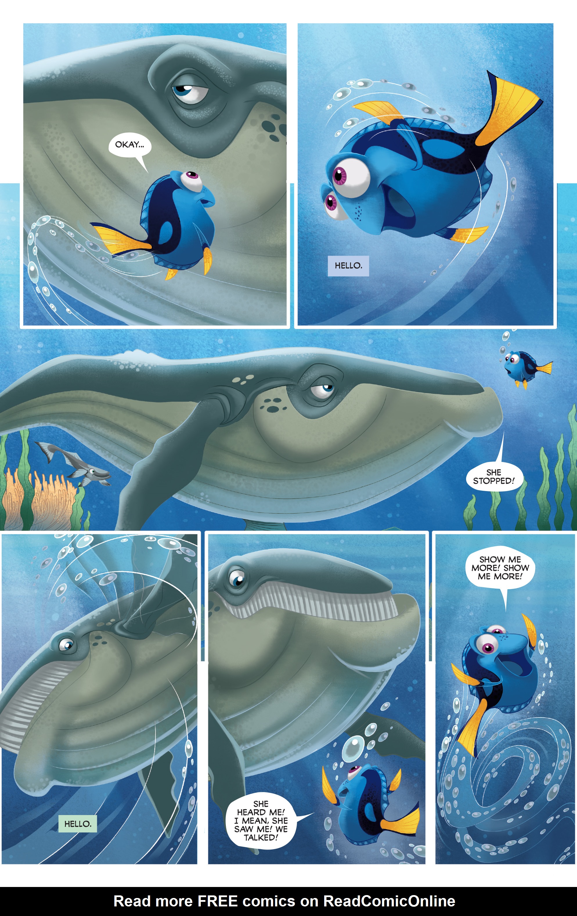 Read online Disney Pixar Finding Dory comic -  Issue #1 - 17