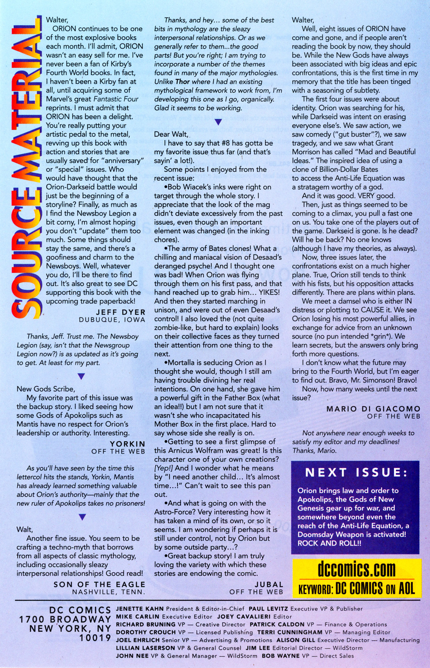 Read online Orion comic -  Issue #11 - 23