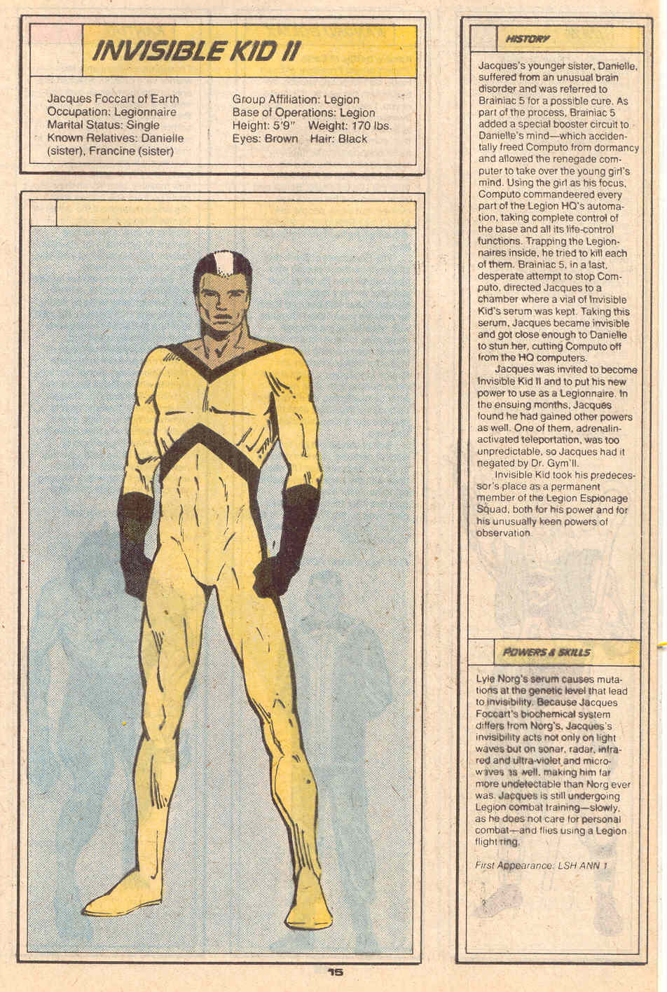 Read online Who's Who in the Legion of Super-Heroes comic -  Issue #3 - 17
