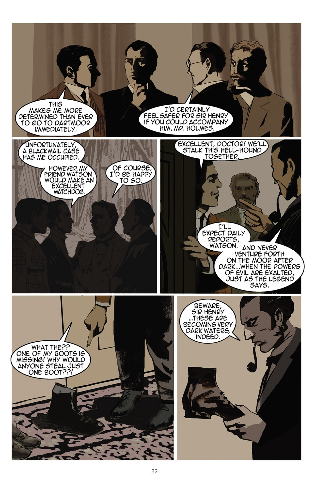 Read online The Hound of the Baskervilles comic -  Issue # TPB - 23