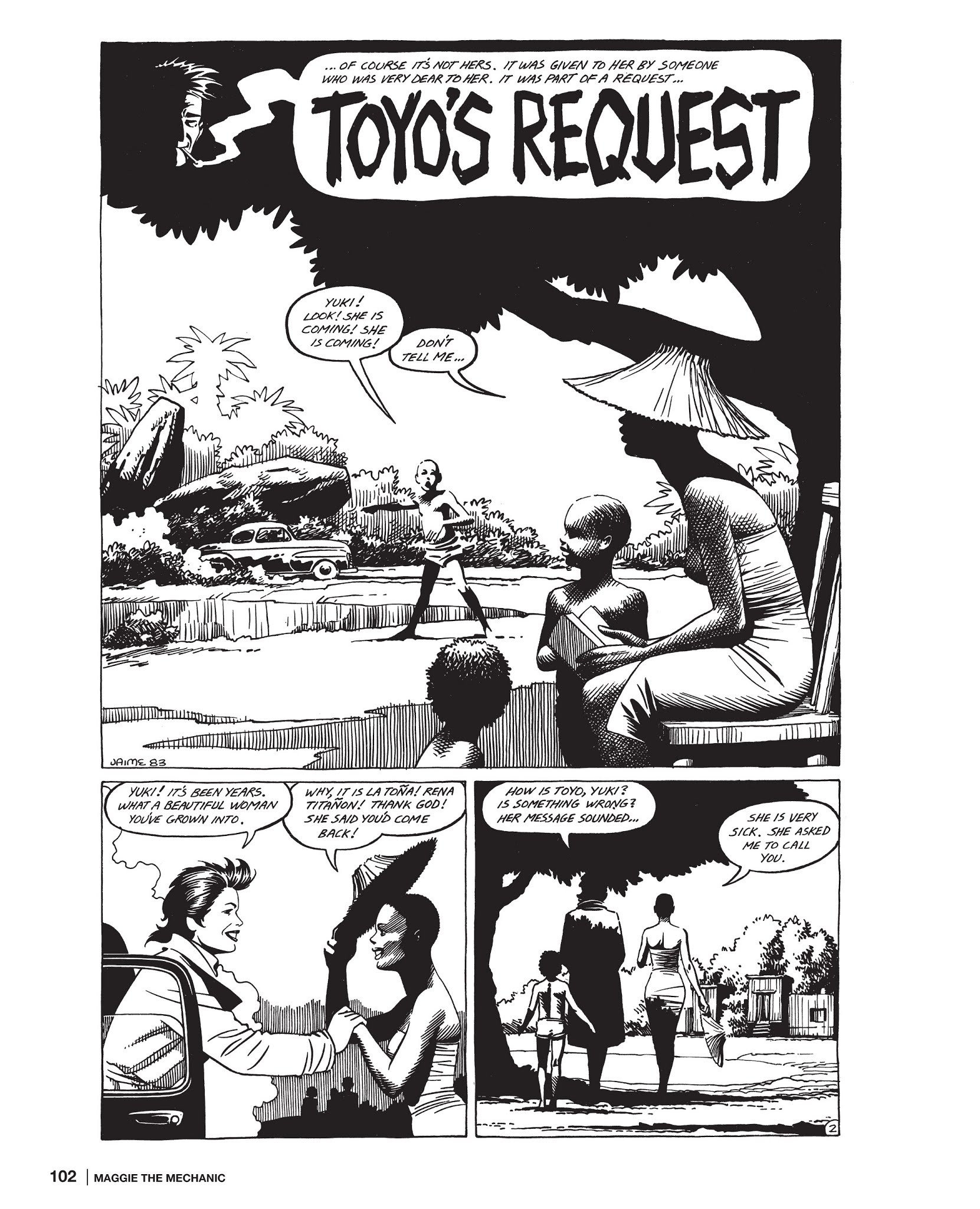 Read online Maggie the Mechanic: The Love & Rockets Library - Locas comic -  Issue # TPB (Part 2) - 3