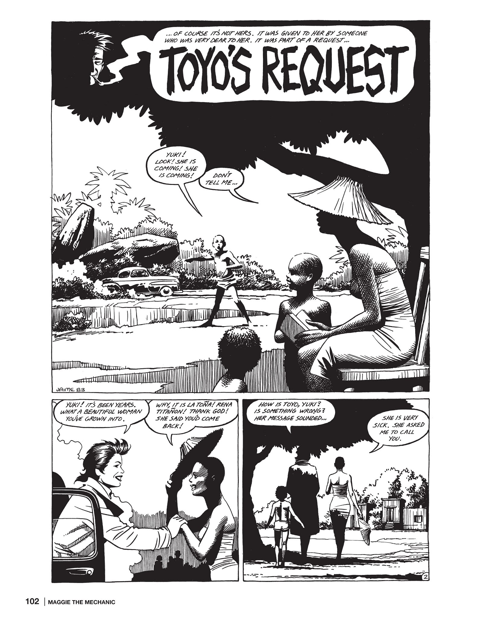 Read online Maggie the Mechanic: The Love & Rockets Library - Locas comic -  Issue # TPB (Part 2) - 3
