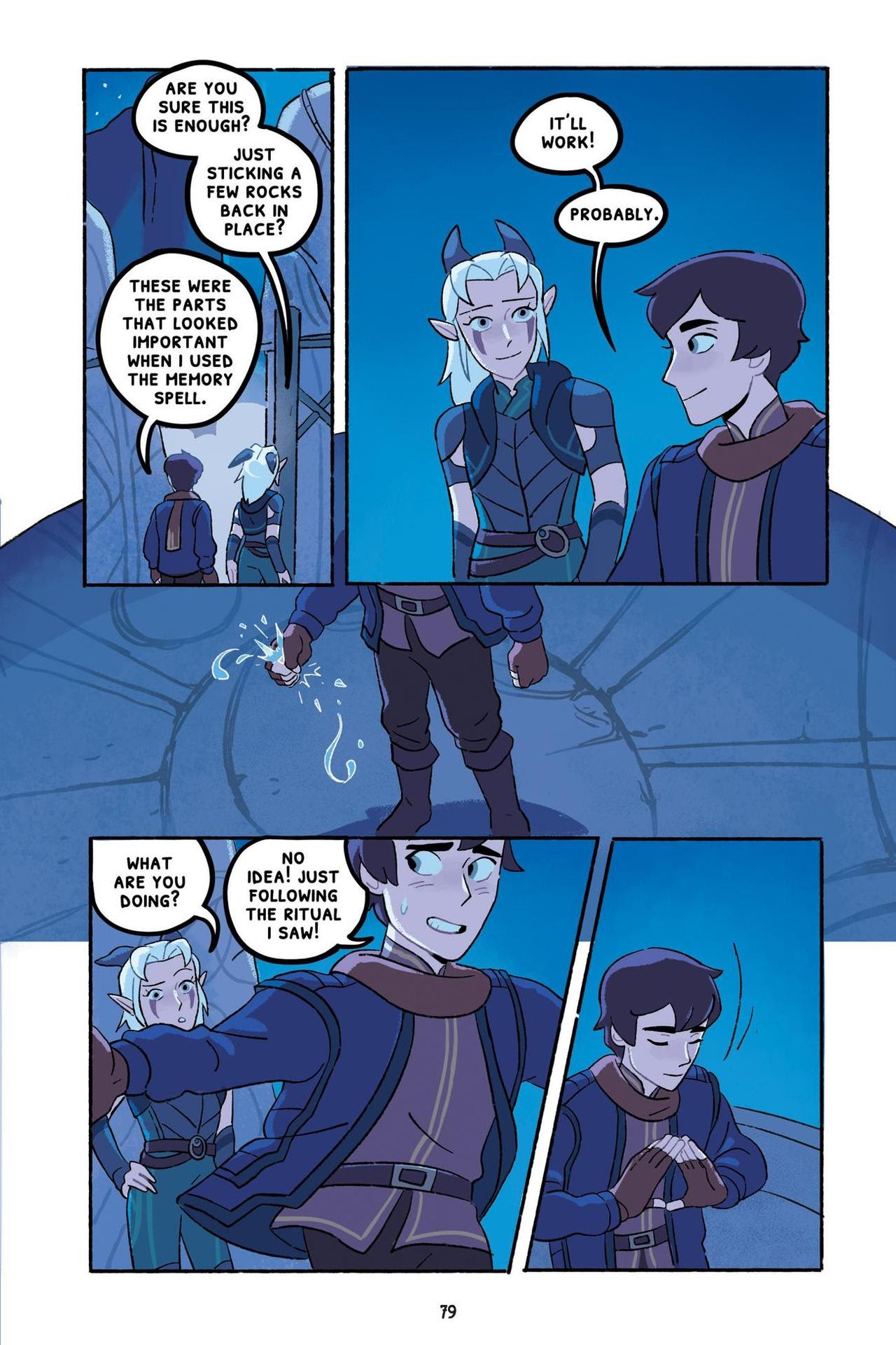 Read online Through the Moon: The Dragon Prince Graphic Novel comic -  Issue # TPB - 83