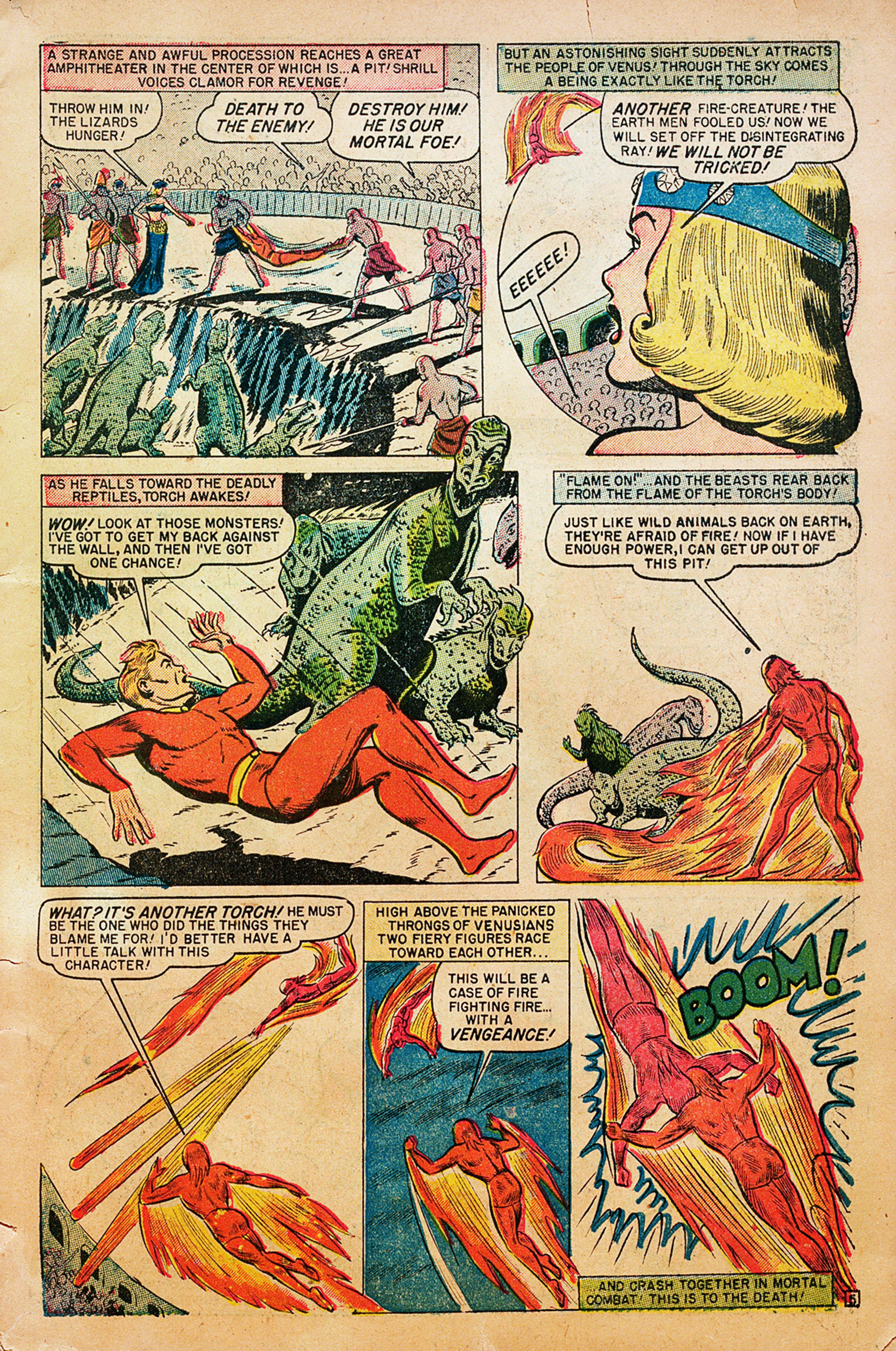 Read online The Human Torch (1940) comic -  Issue #35 - 7