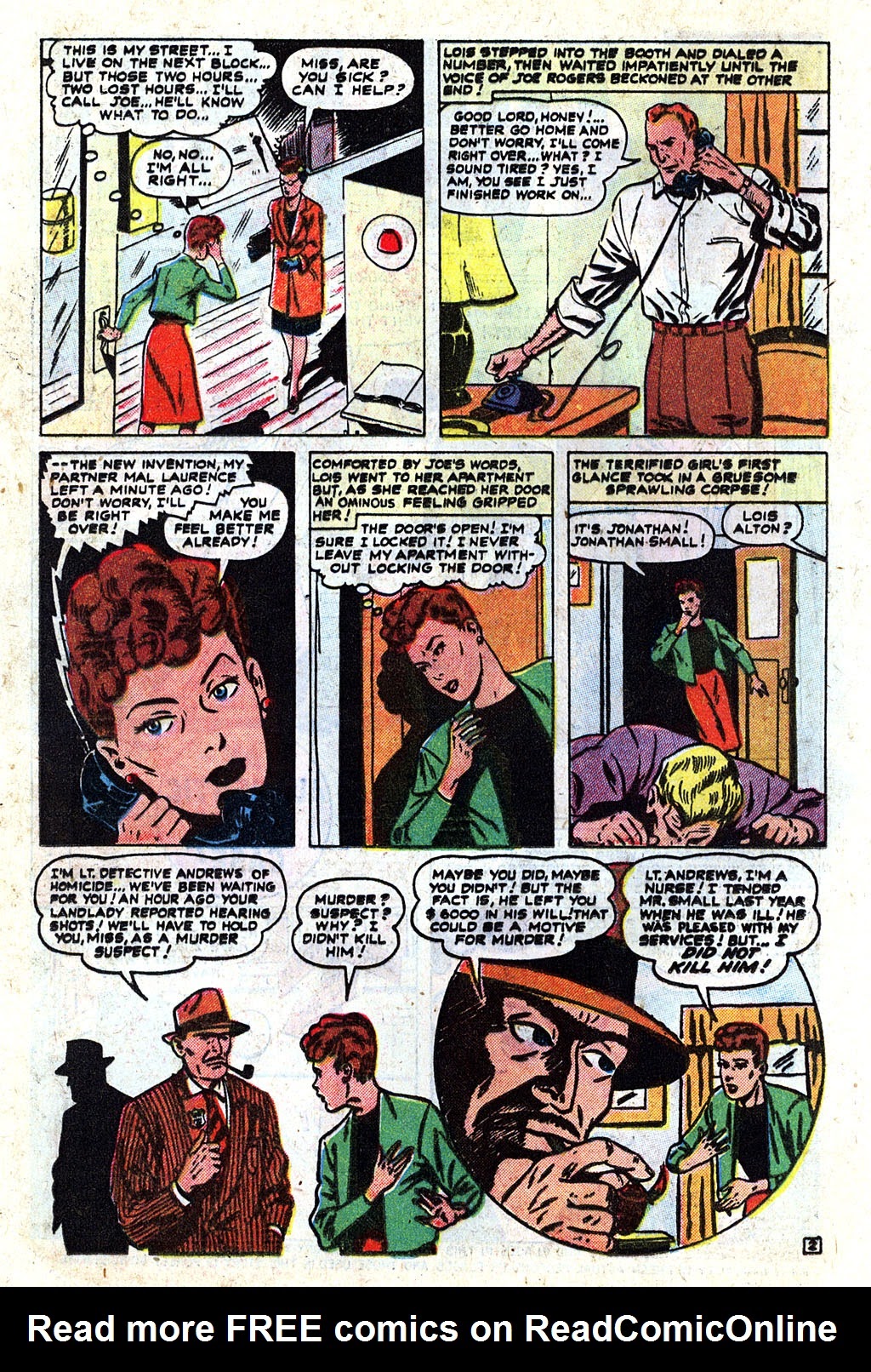 Read online Crime Cases Comics (1950) comic -  Issue #25 - 12