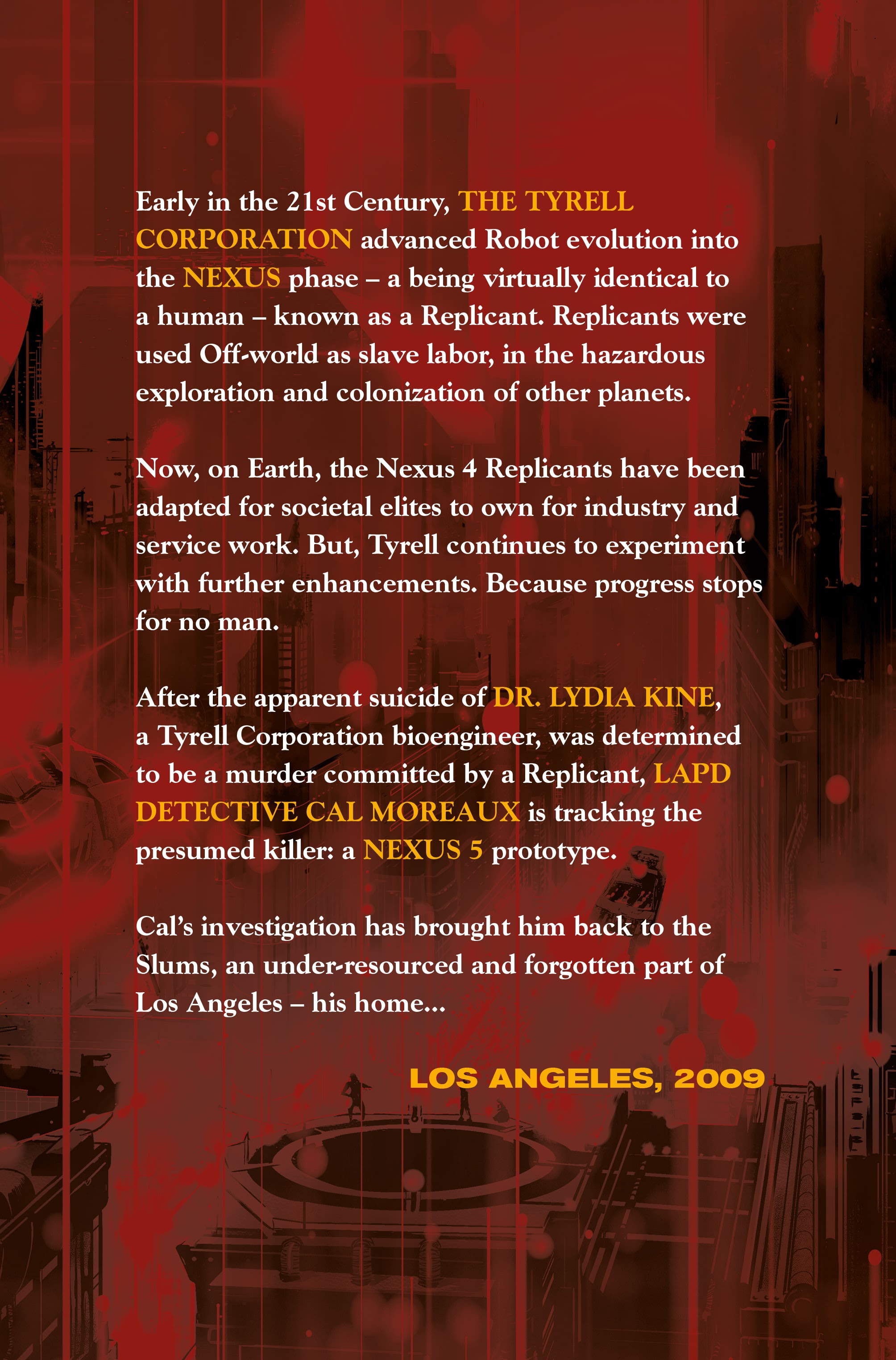 Read online Blade Runner Origins comic -  Issue #6 - 6
