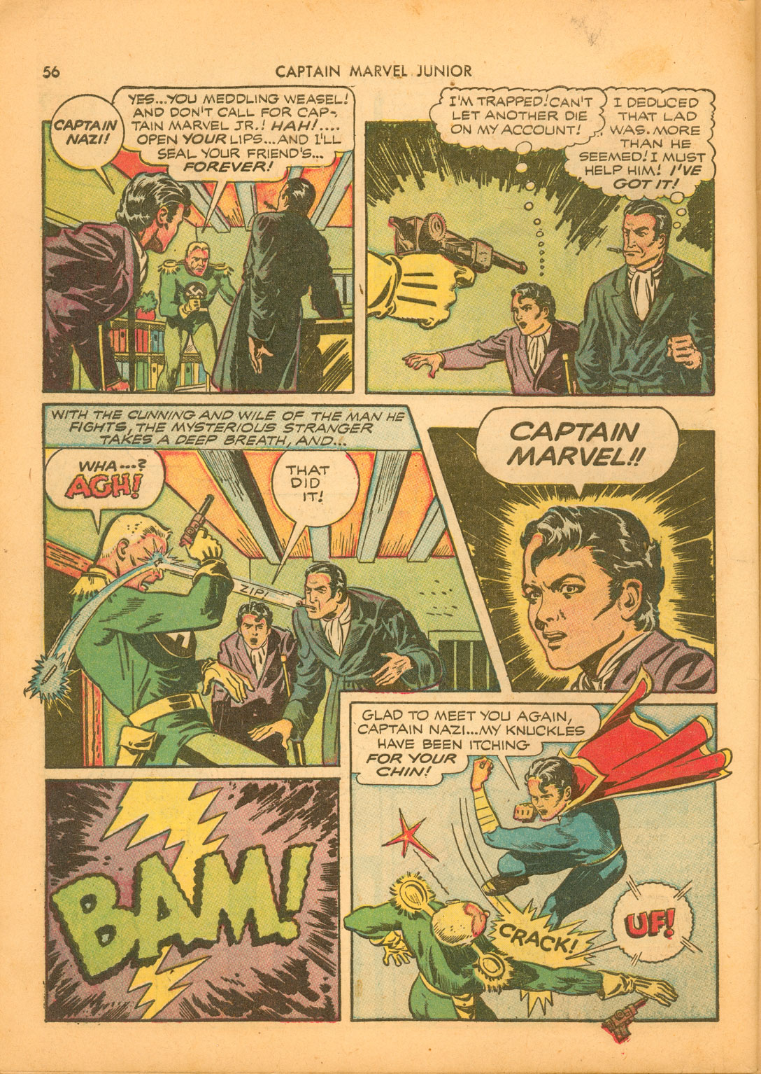 Read online Captain Marvel, Jr. comic -  Issue #2 - 56