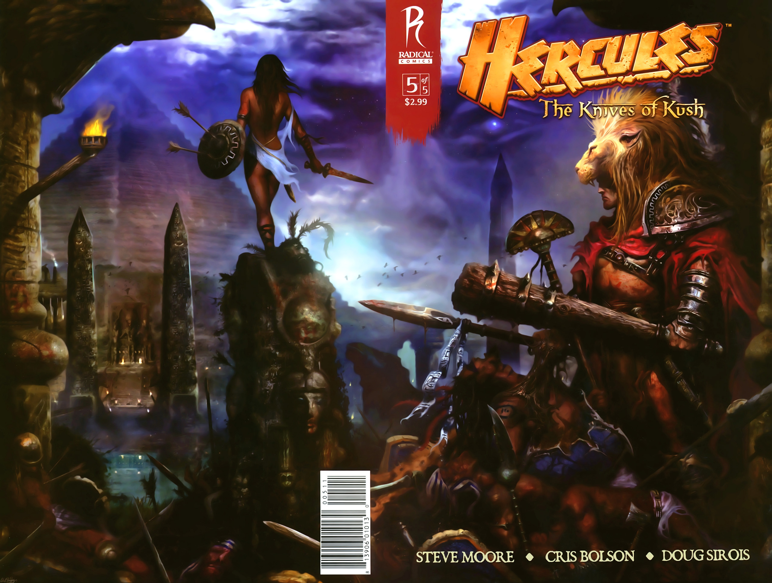 Read online Hercules: The Knives of Kush comic -  Issue #5 - 1