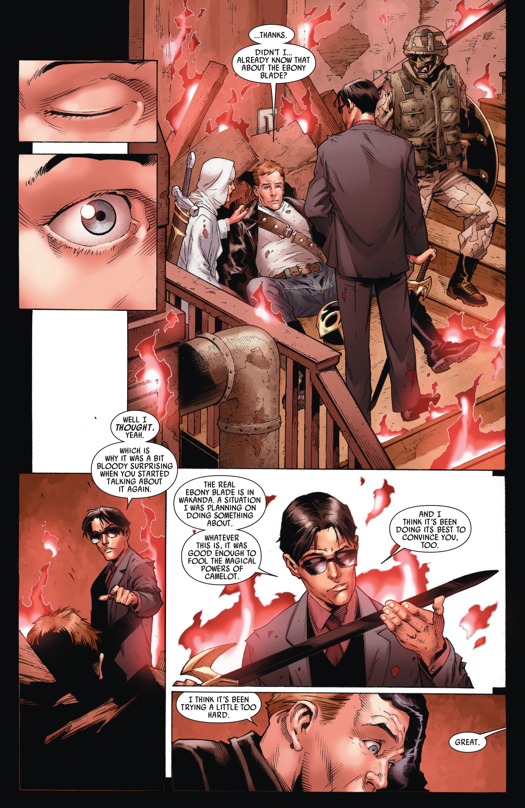 Read online Captain Britain and MI13 comic -  Issue #8 - 9