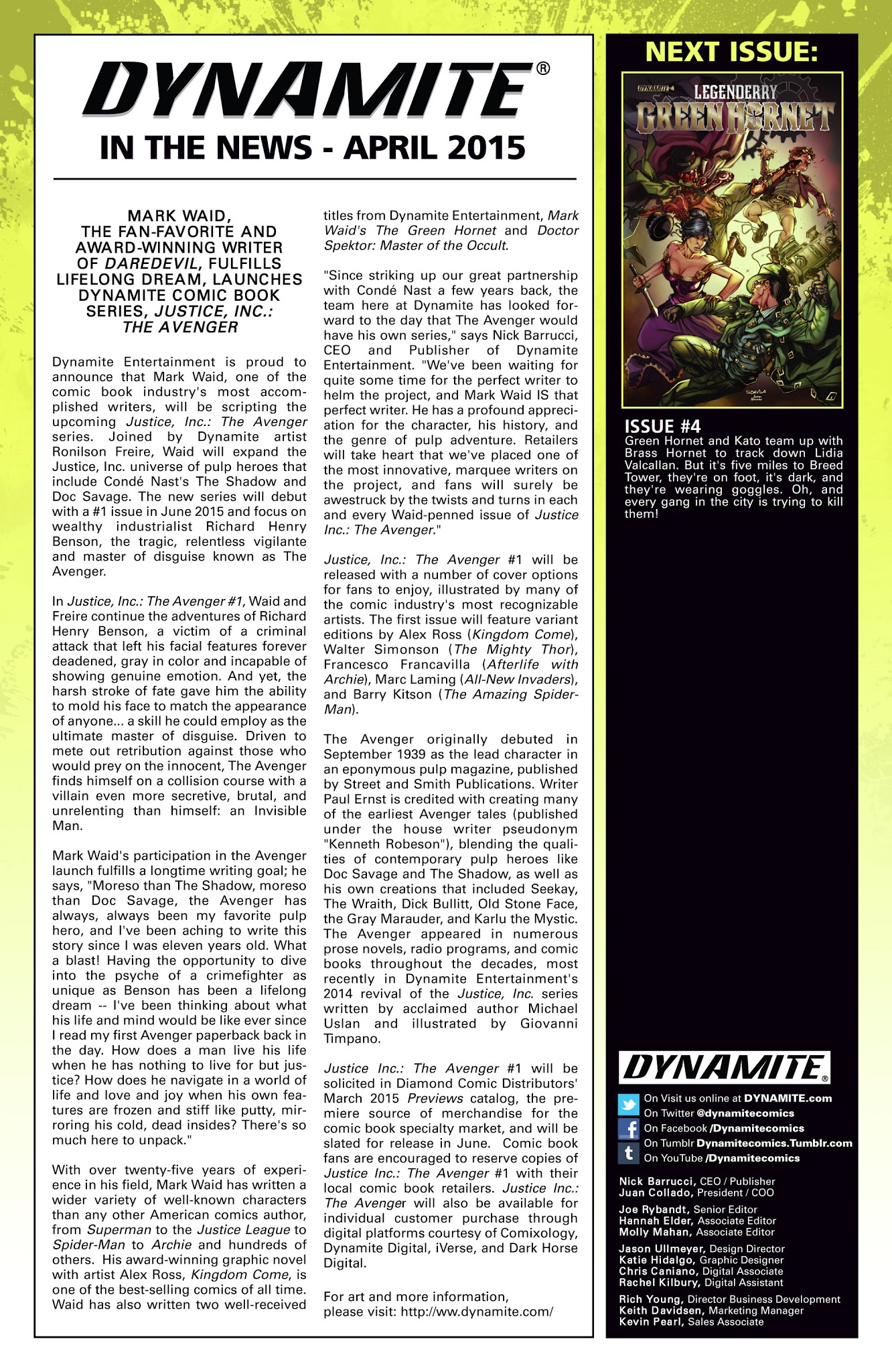 Read online Legenderry: Green Hornet comic -  Issue #3 - 25