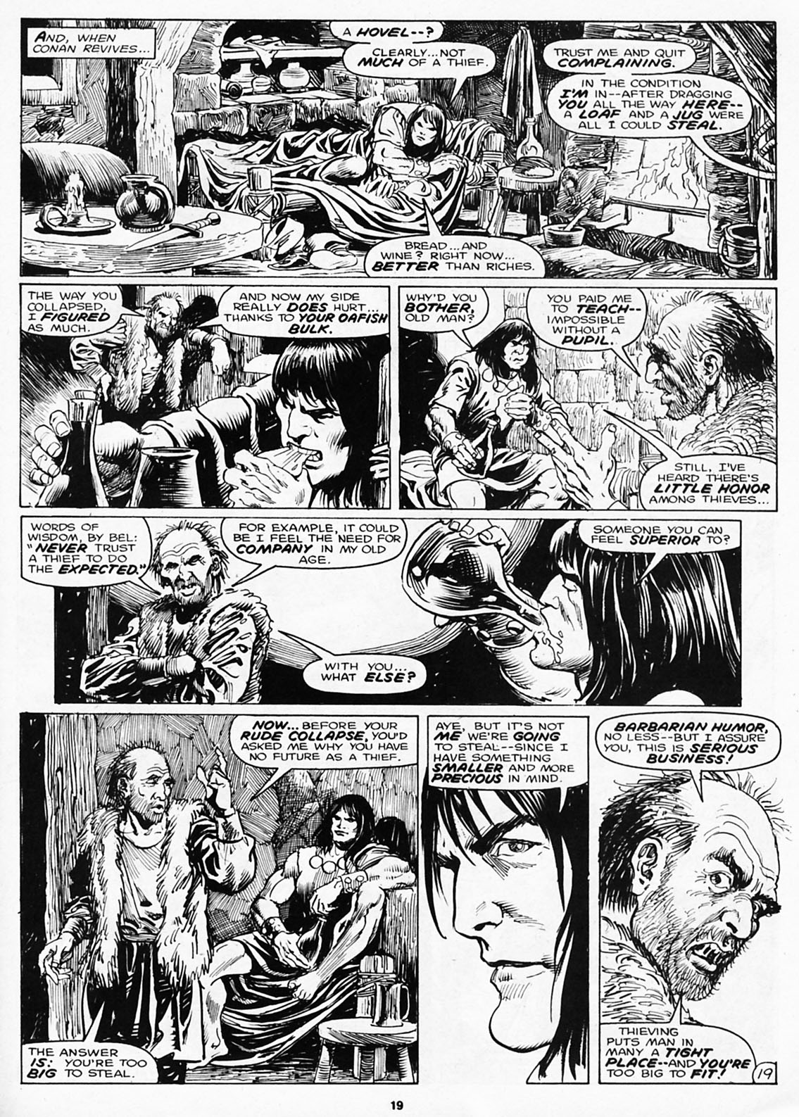 Read online The Savage Sword Of Conan comic -  Issue #180 - 21