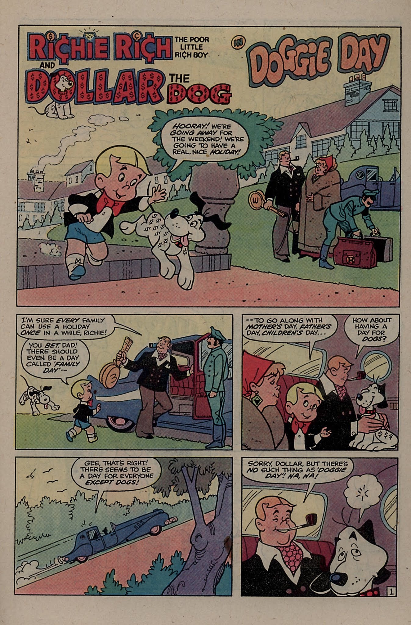 Read online Richie Rich & Dollar the Dog comic -  Issue #8 - 19