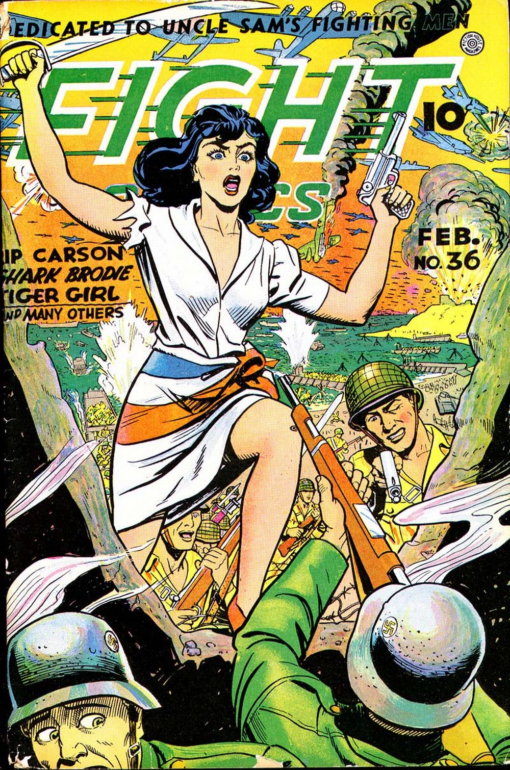 Read online Fight Comics comic -  Issue #36 - 1