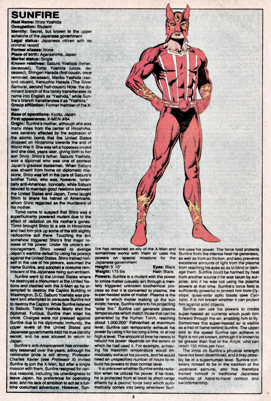 Read online The Official Handbook of the Marvel Universe comic -  Issue #11 - 4