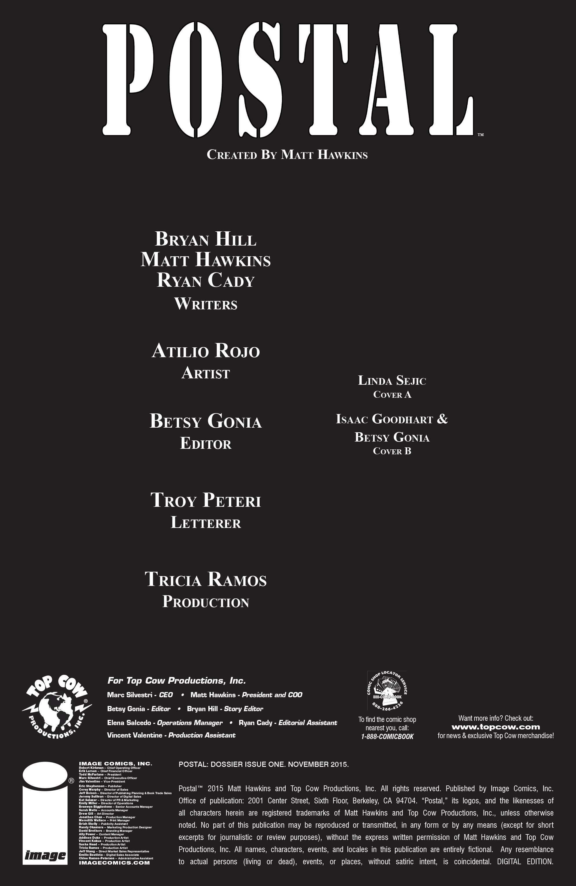 Read online Postal: FBI Dossier comic -  Issue # Full - 2