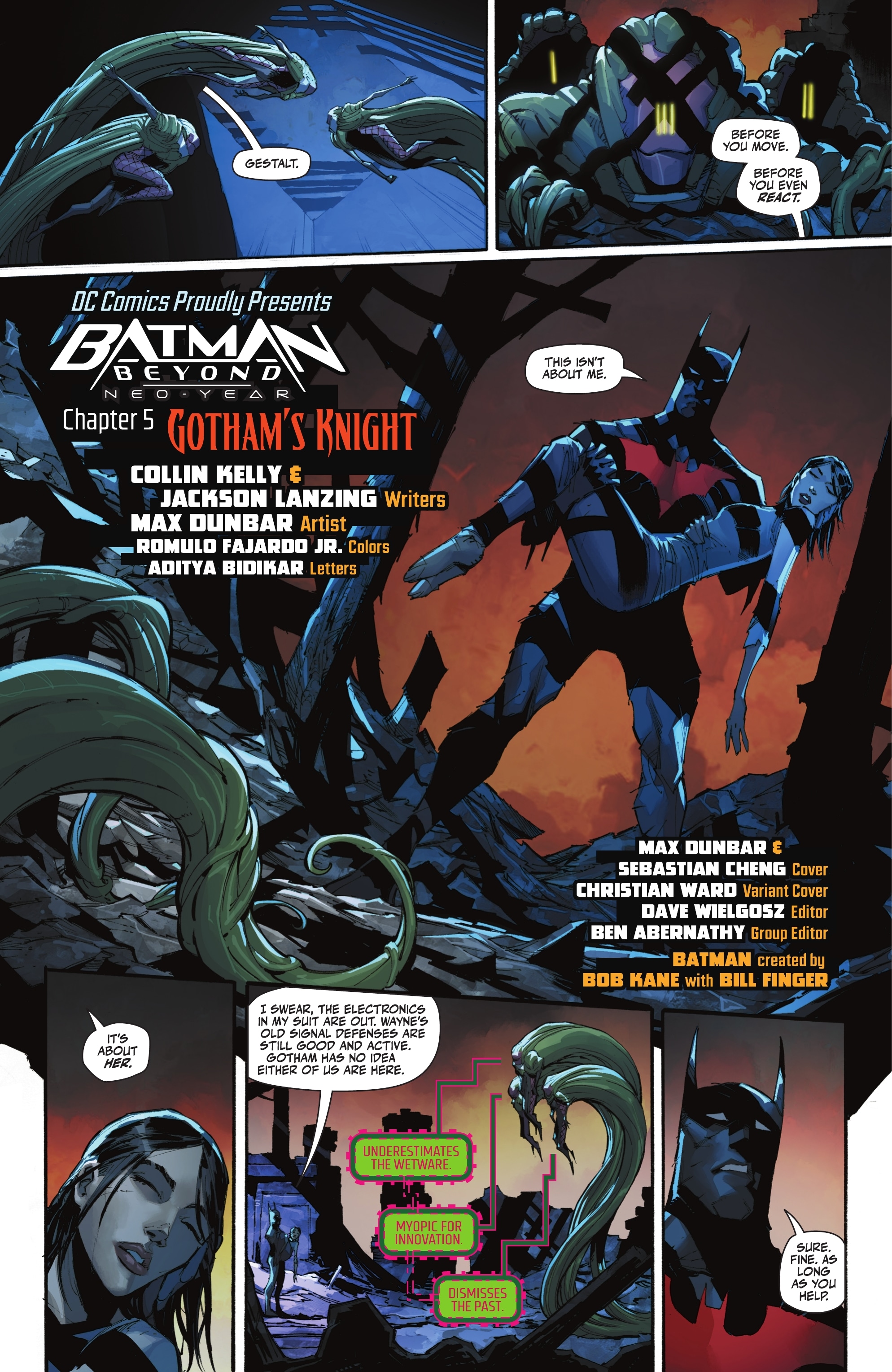 Read online Batman Beyond: Neo-Year comic -  Issue #5 - 4
