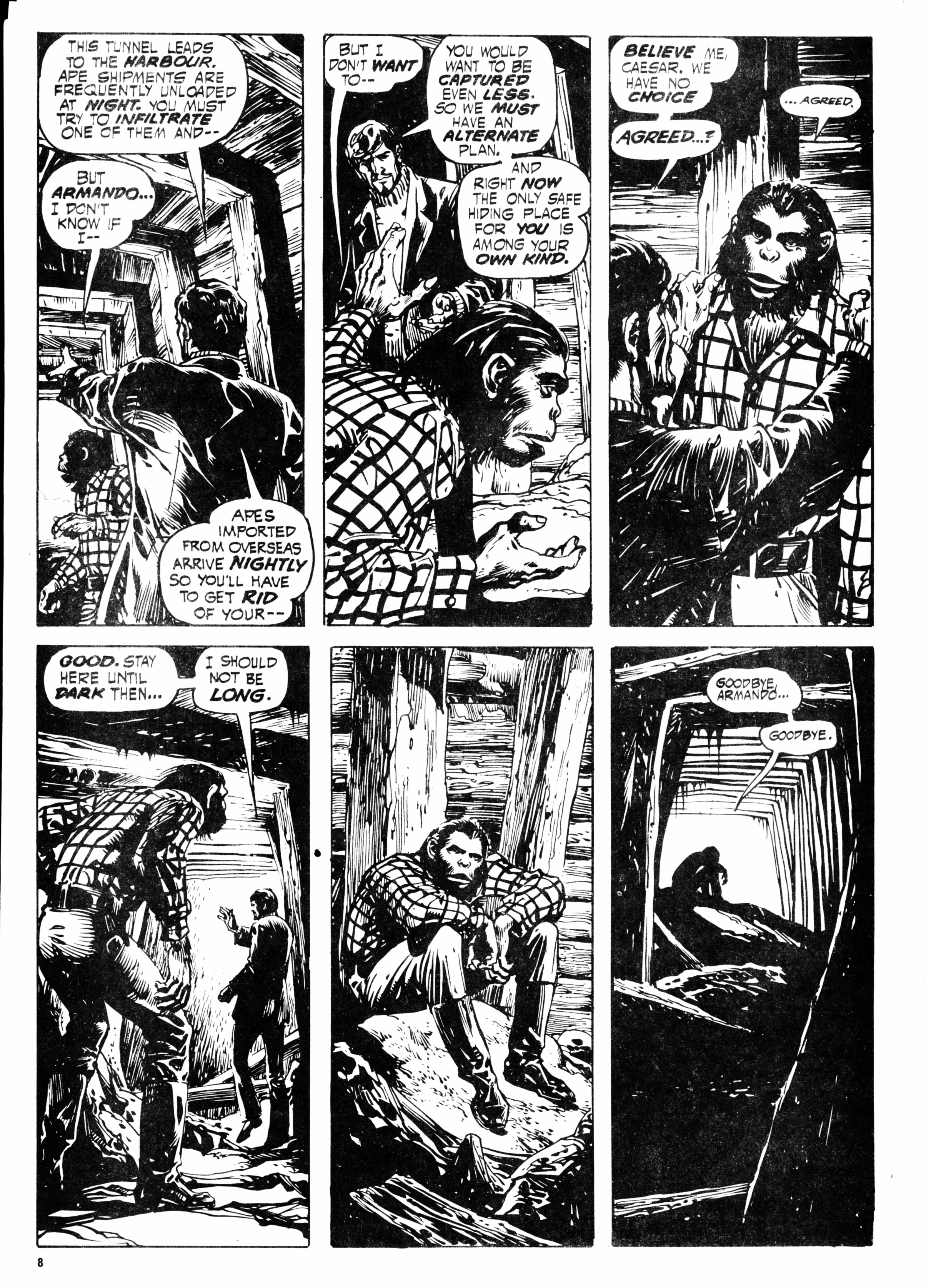 Read online Planet of the Apes (1974) comic -  Issue #65 - 8