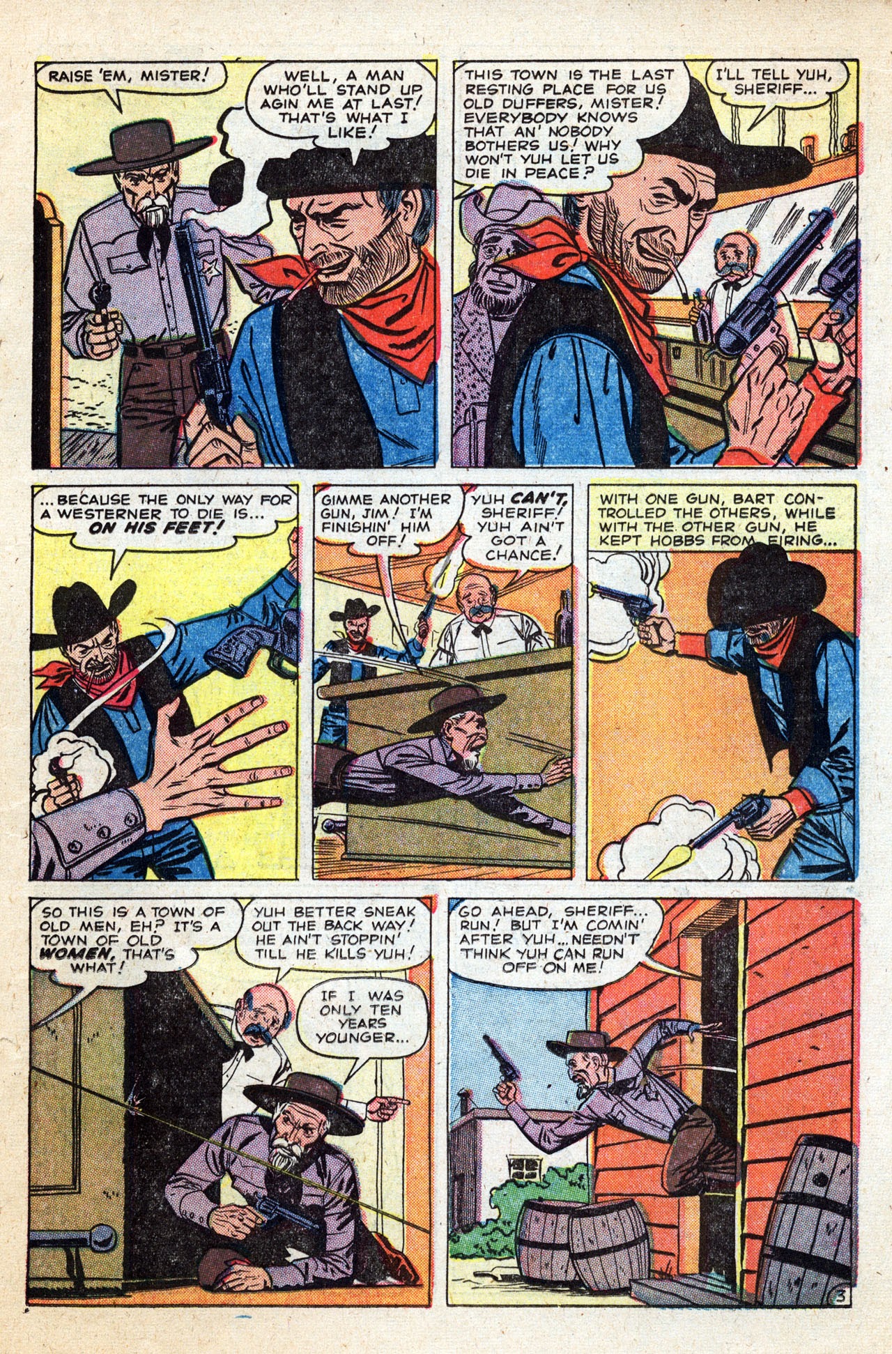 Read online Western Gunfighters (1956) comic -  Issue #21 - 19