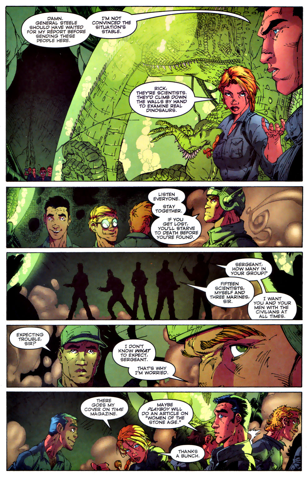 Read online Extinction Event comic -  Issue #2 - 7